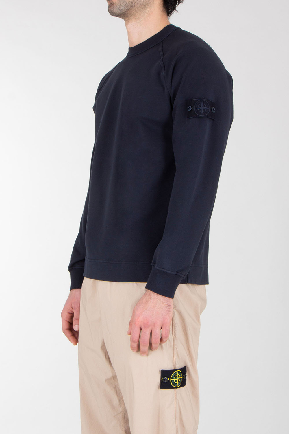 STONE ISLAND Regular Fit Crew Neck Sweatshirt 