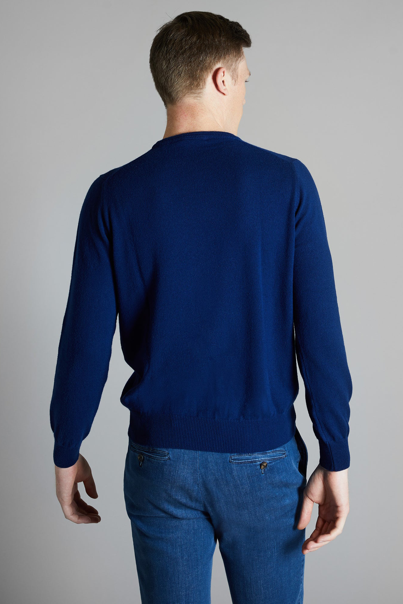 COLOMBO Kid Cashmere Round Neck Sweater 