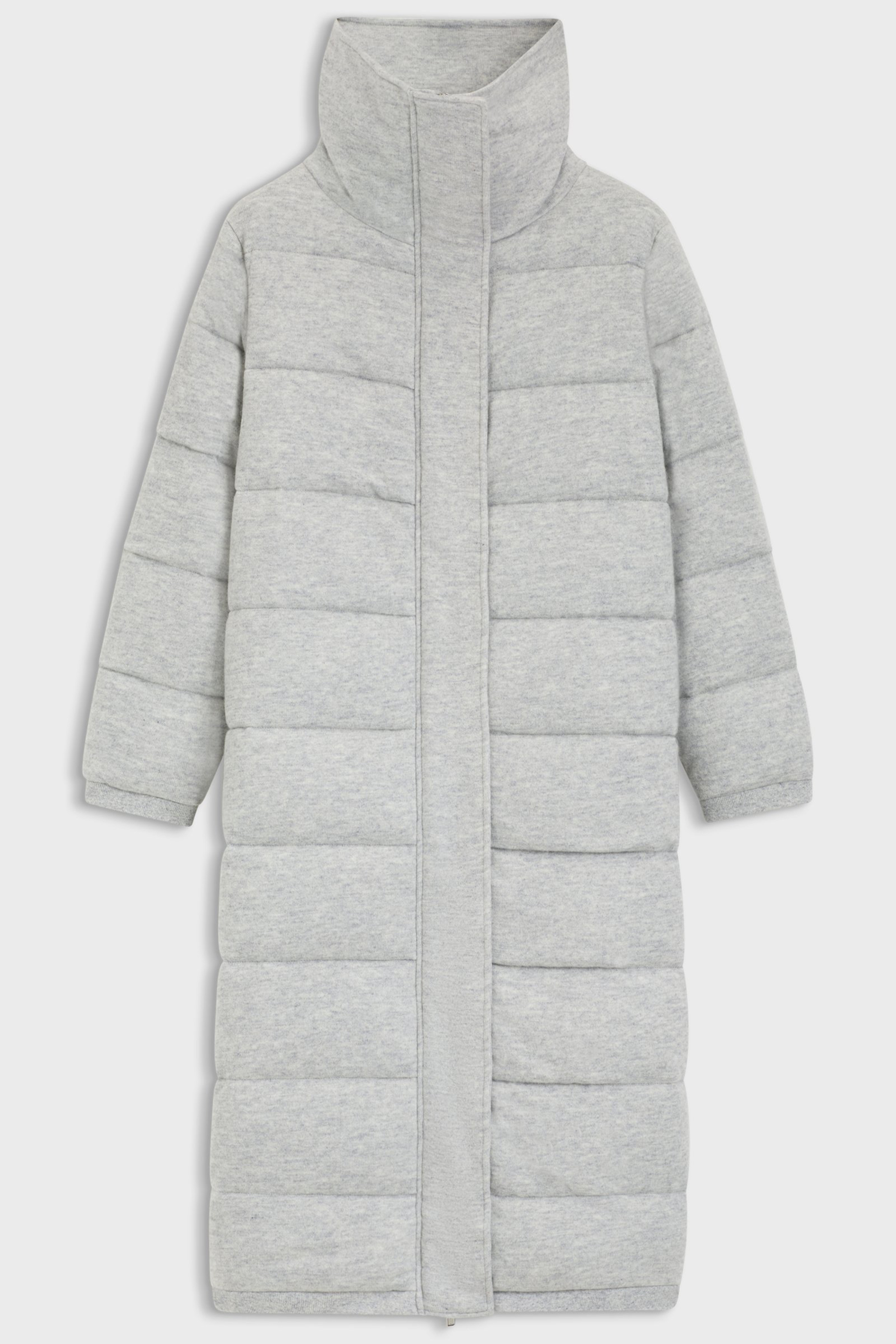 BOSS Relaxed Fit Padded Virgin Wool-Cashmere Blend Knitted Coat Fuyork Bekleidung, Mantel, Jacke
