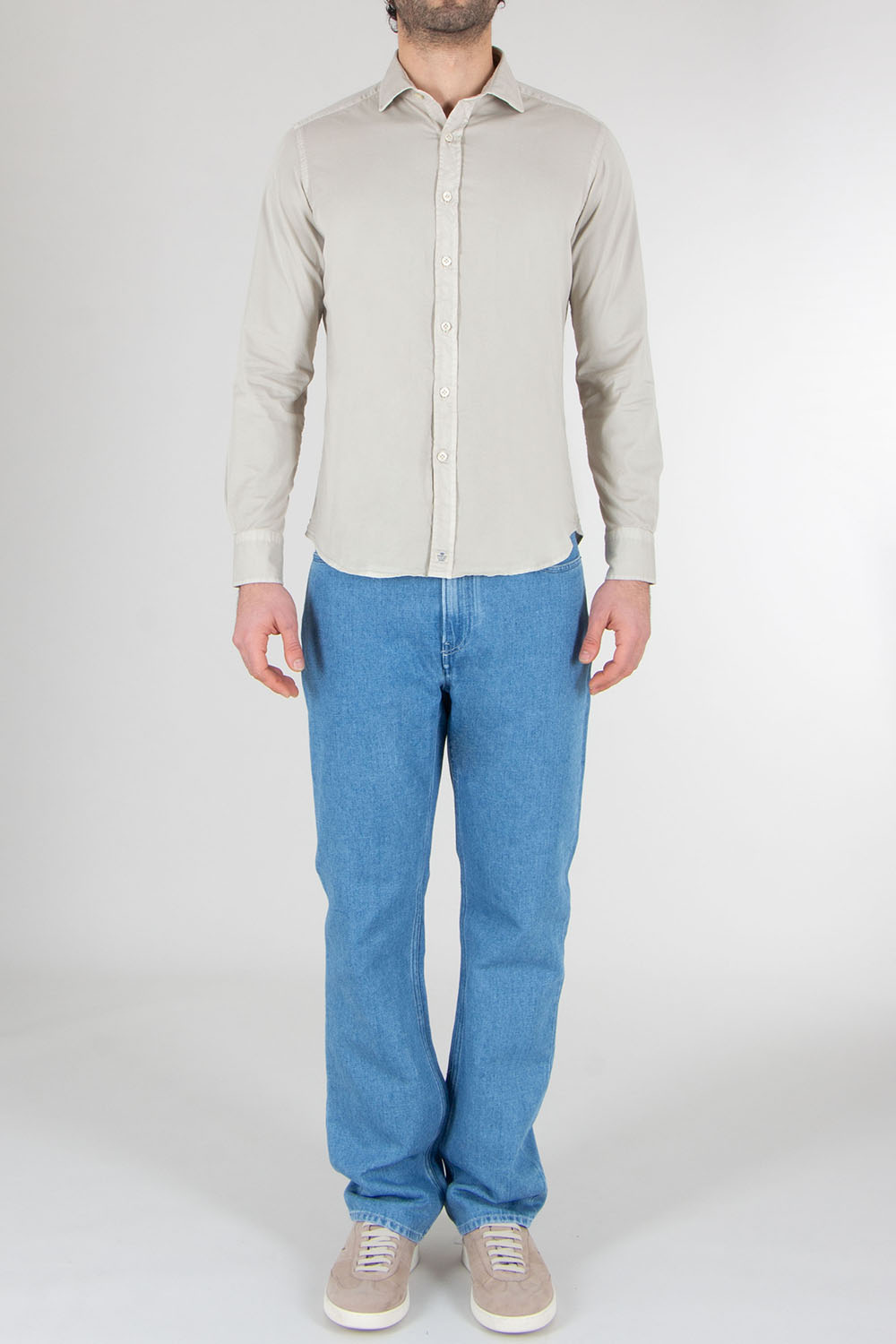 SONRISA Regular Fit Cotton Stretch Shirt