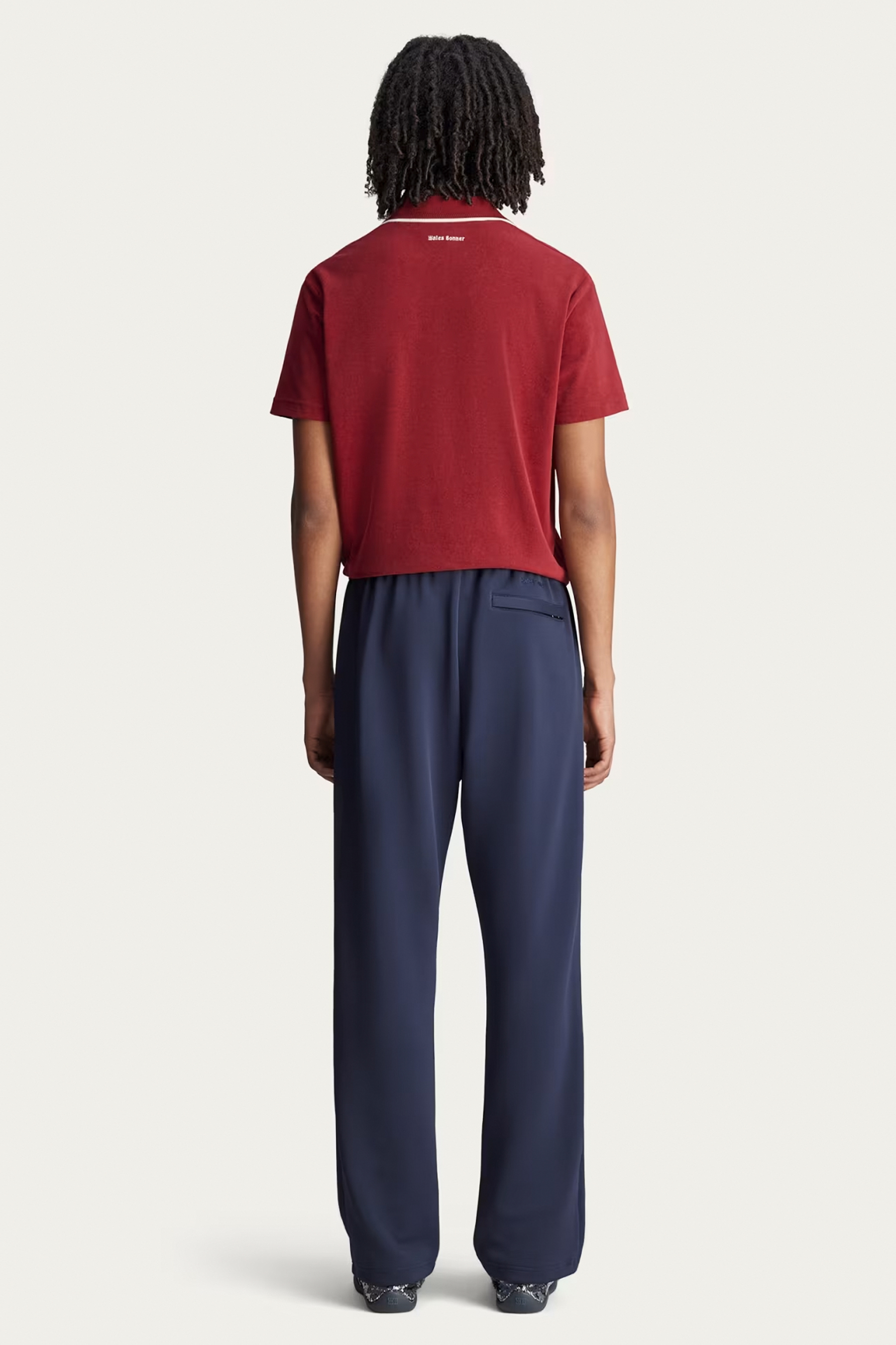 ADIDAS X Wales Bonner Regular Fit Recycled Polyester Stretch Piqué Track Pants Bekleidung, Hosen, T-shirt, Person