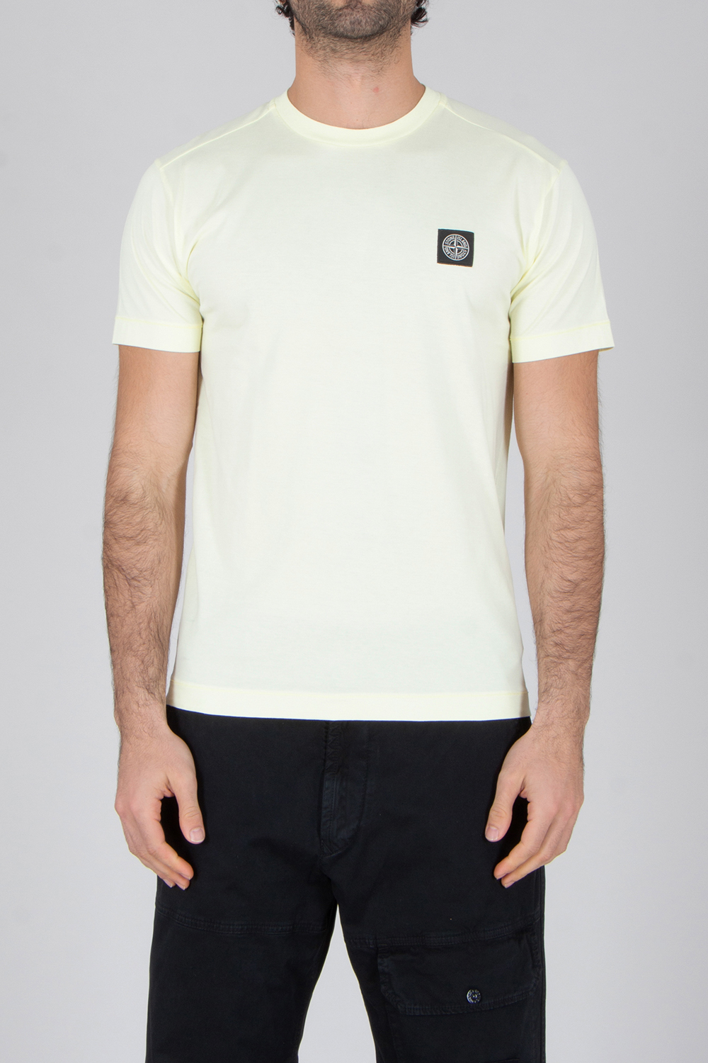 STONE ISLAND Slim Fit Logo Patch 60/2 Cotton Jersey T-Shirt