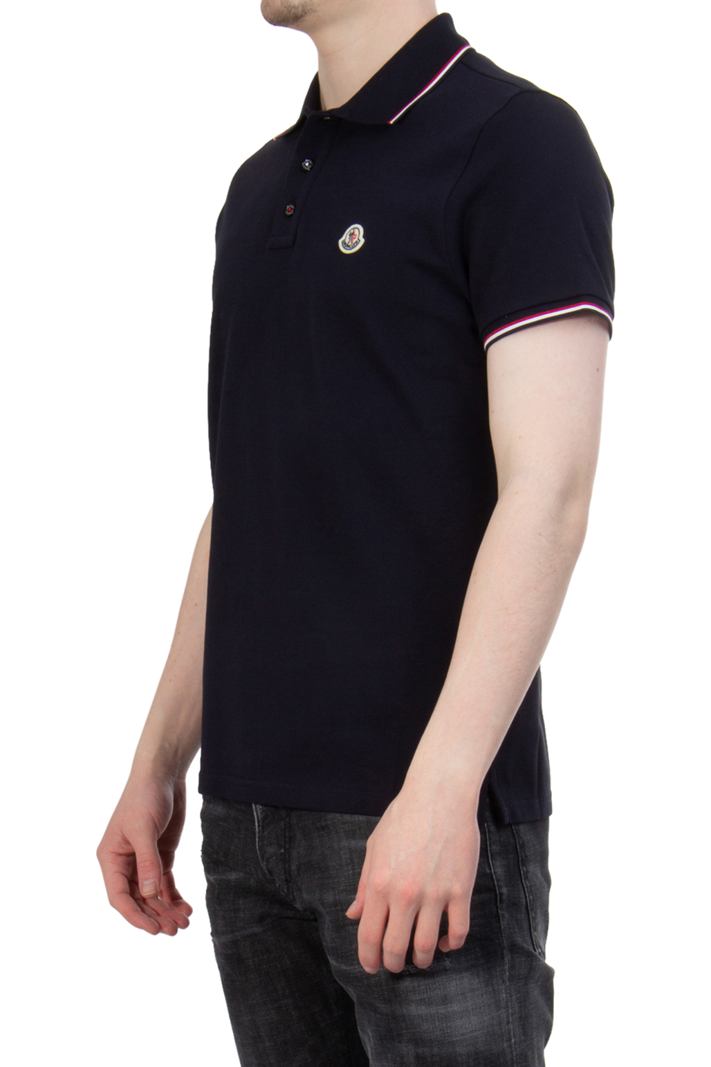 MONCLER Cotton Piqué Polo Shirt MONCLER Cotton Piqué Polo Shirt