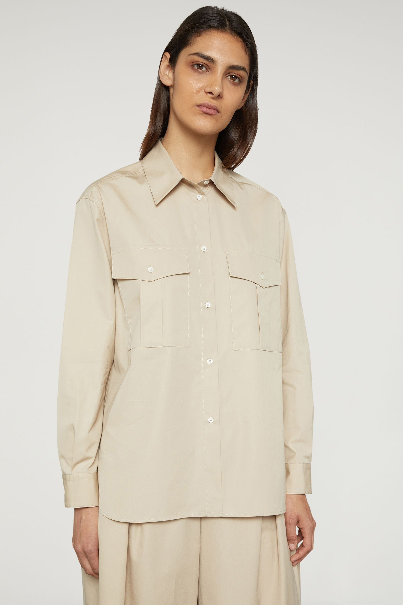 ASPESI Cotton Poplin Blouse