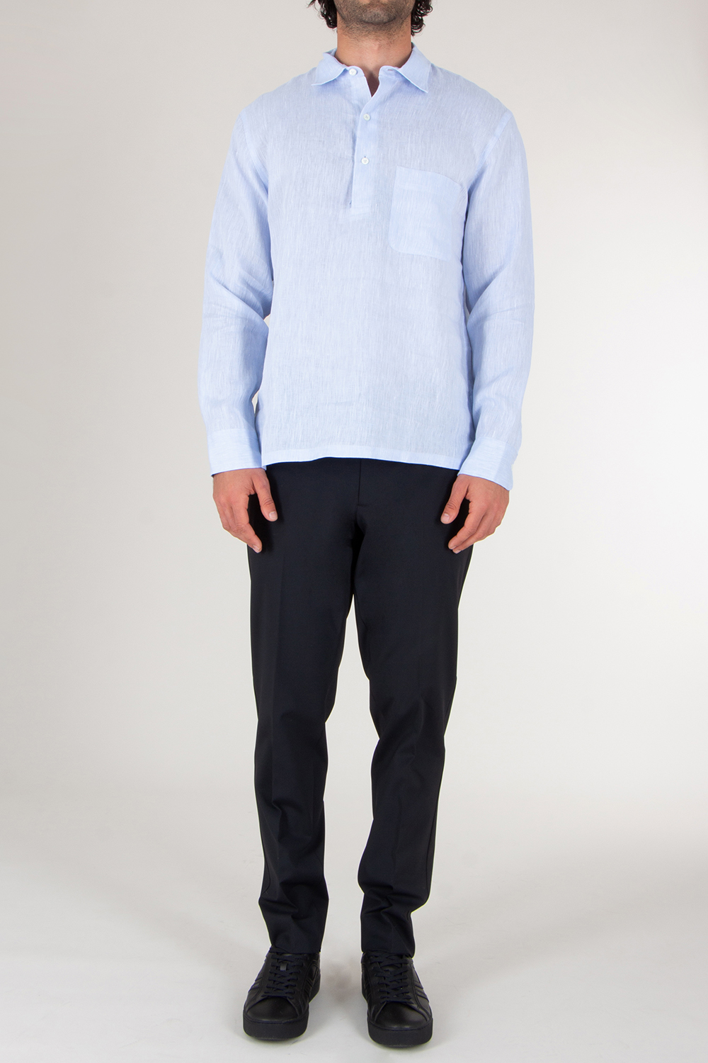 VAN LAACK Relaxed Fit Linen Tunic Shirt Romin