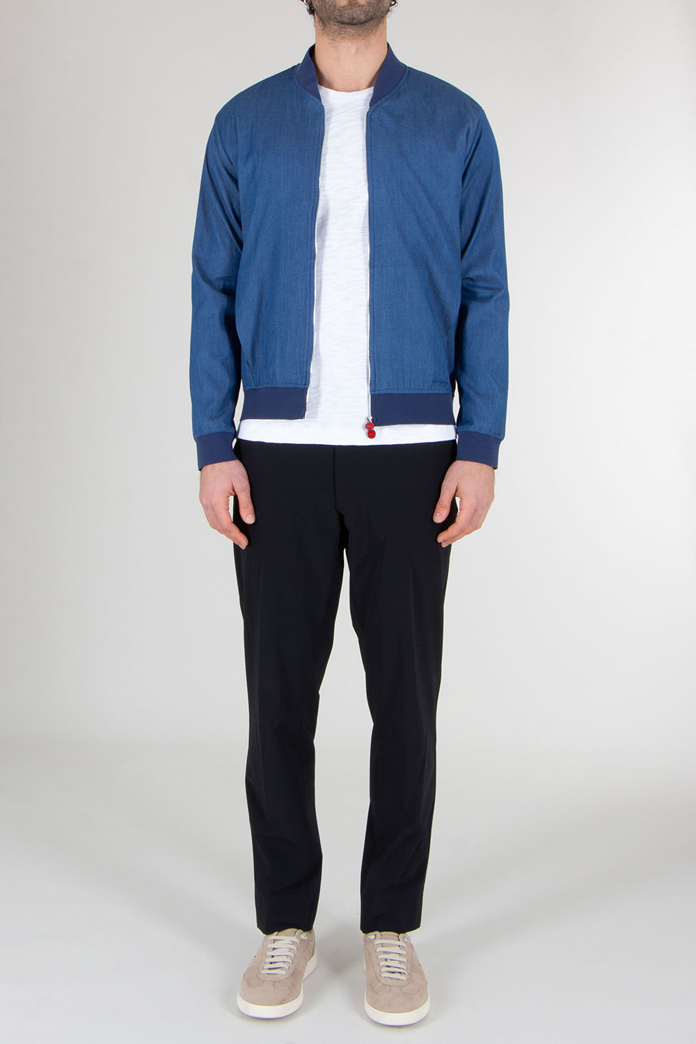 KITON Regular Fit Cotton Stretch Sport Jacket