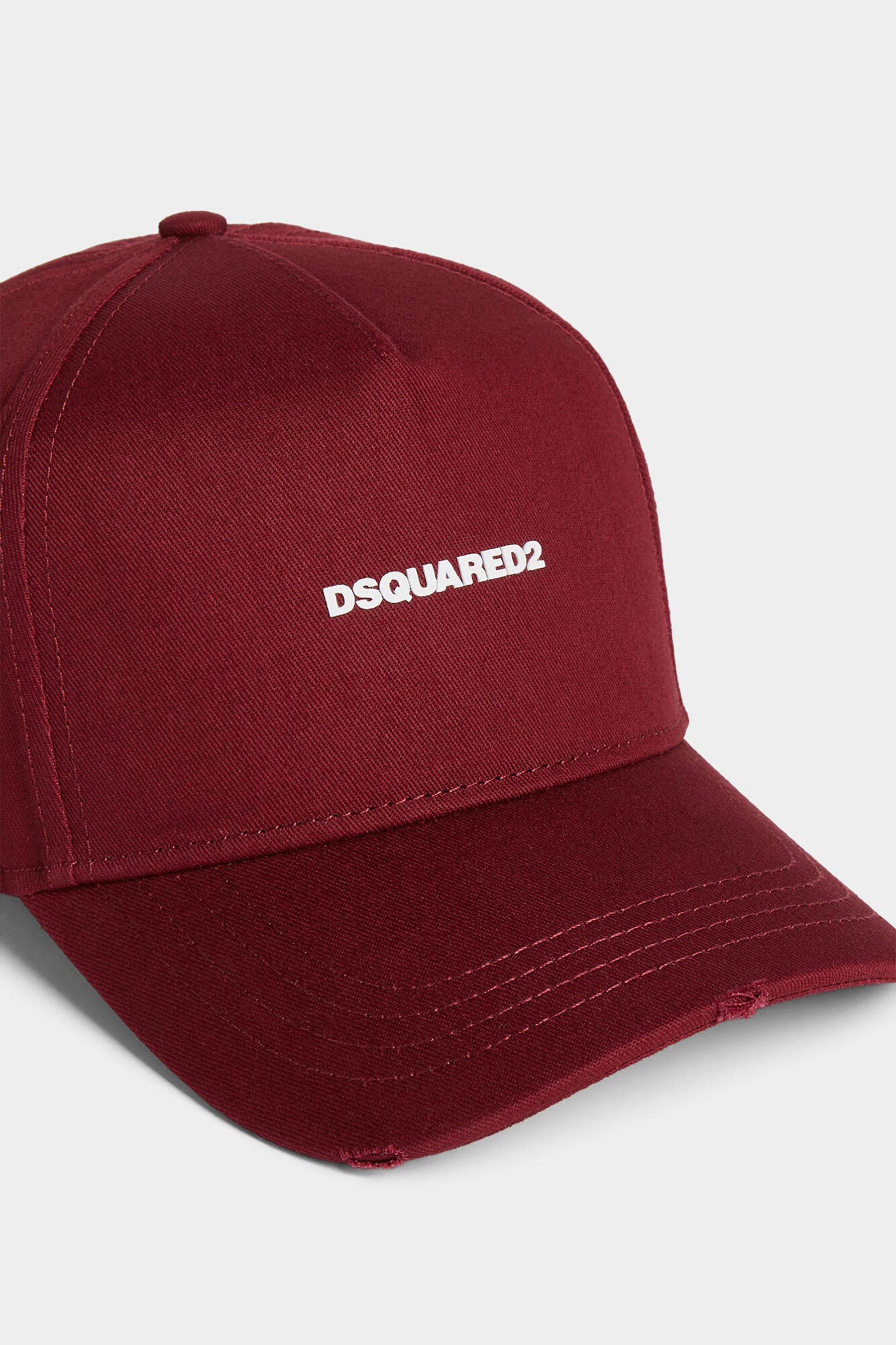 DSQUARED2 Printed Cotton Gabardine Mini Logo Baseball Cap Baseball-Kappe, Kappe, Kleidung, Hut