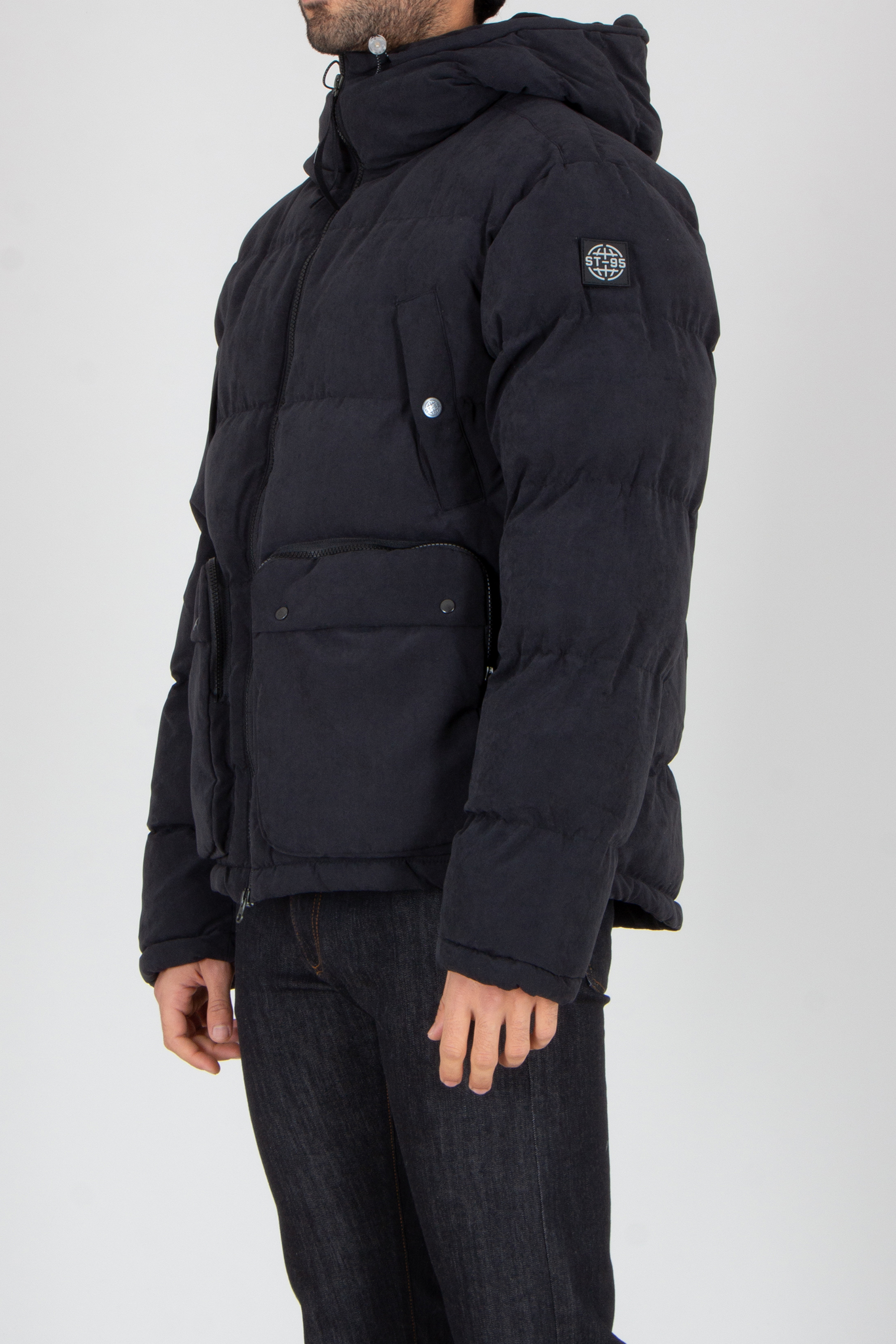 Bekleidung, Mantel, Jacke, Jeanshose