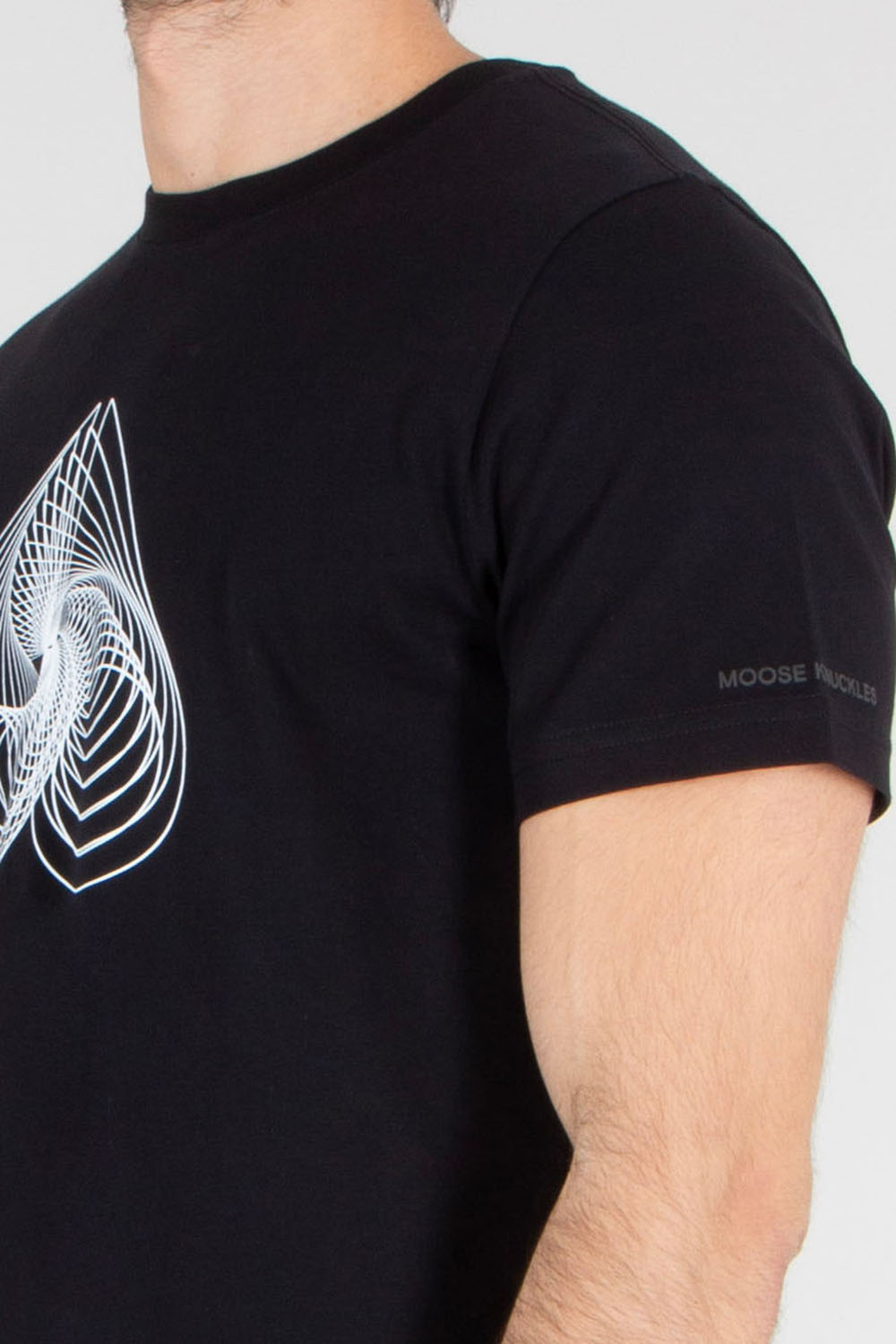 MOOSE KNUCKLES Regular Fit Logo Graphic Print Pima Cotton Jersey T-Shirt Eclipso