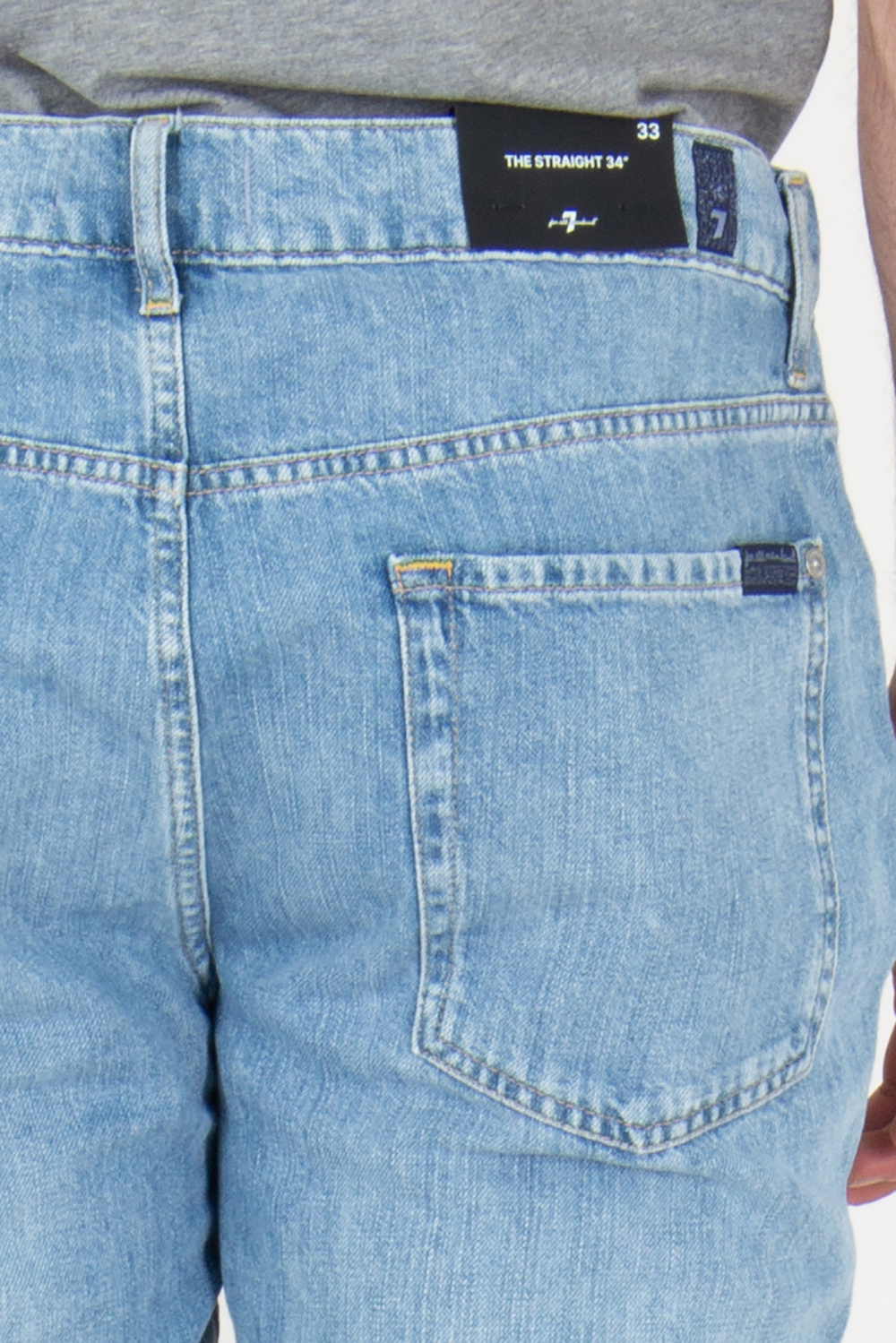 7 FOR ALL MANKIND Straight Leg Denim Jeans