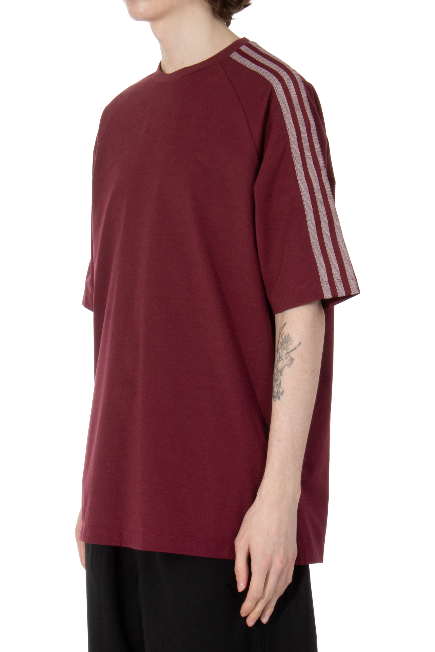 Y-3 3-Stripes Cotton Blend T-Shirt