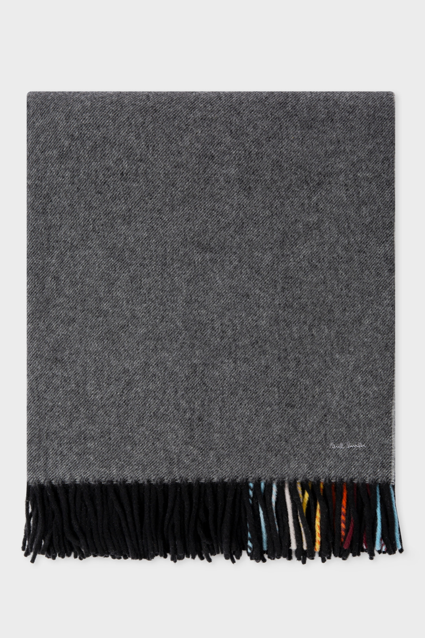 PAUL SMITH 'Artist Stripe' Wool-Cashmere Blanket PAUL SMITH 'Artist Stripe' Wool-Cashmere Blanket