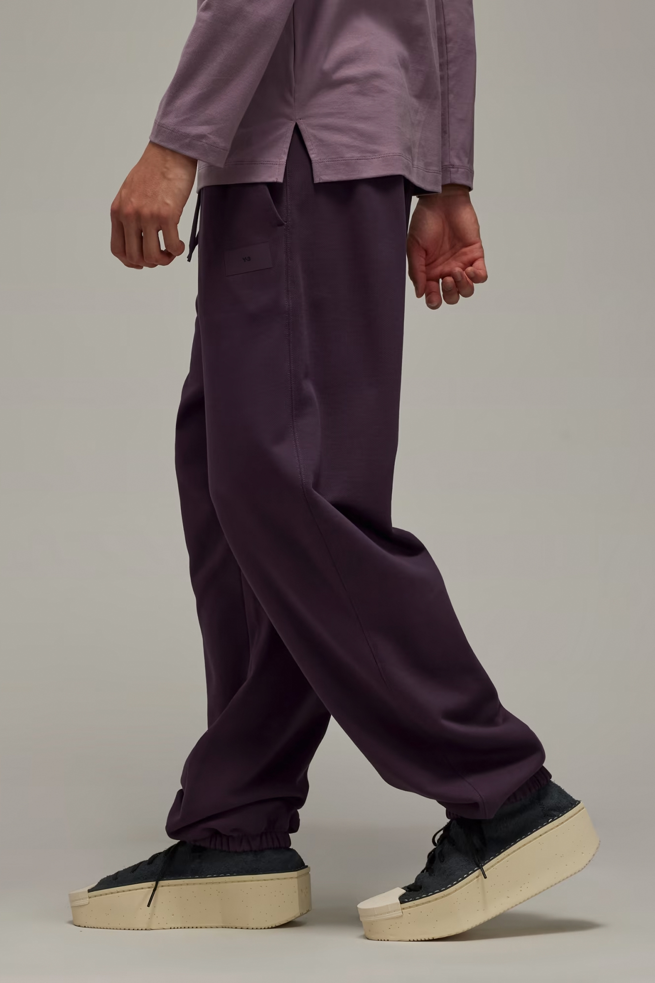 Y-3 Straight Organic Cotton Terry Cuff Pants Y-3 Straight Organic Cotton Terry Cuff Pants