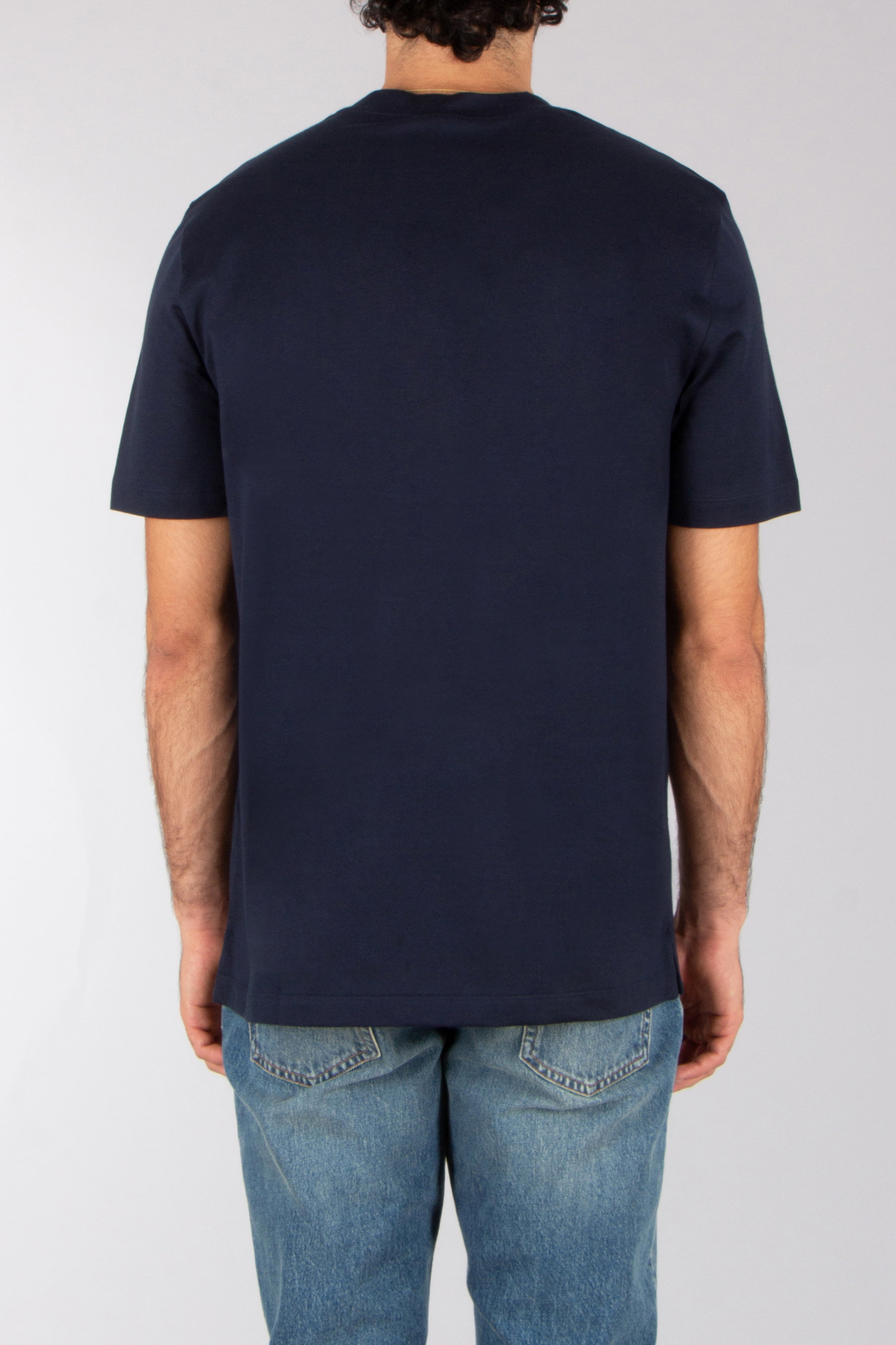 BRIONI Regular Fit Embroidered Organic Cotton Jersey T-Shirt T-shirt, Erwachsener, Männlich, Mann, Person