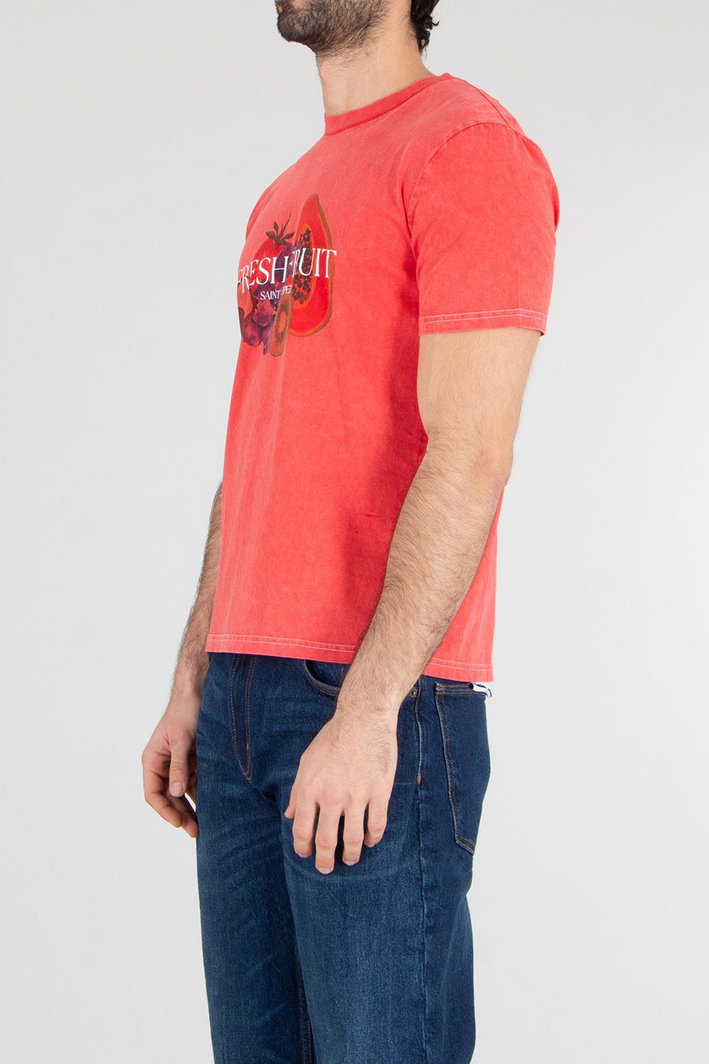 ELITÈ Regular Fit Fruit Graphic Print Cotton Jersey T-Shirt