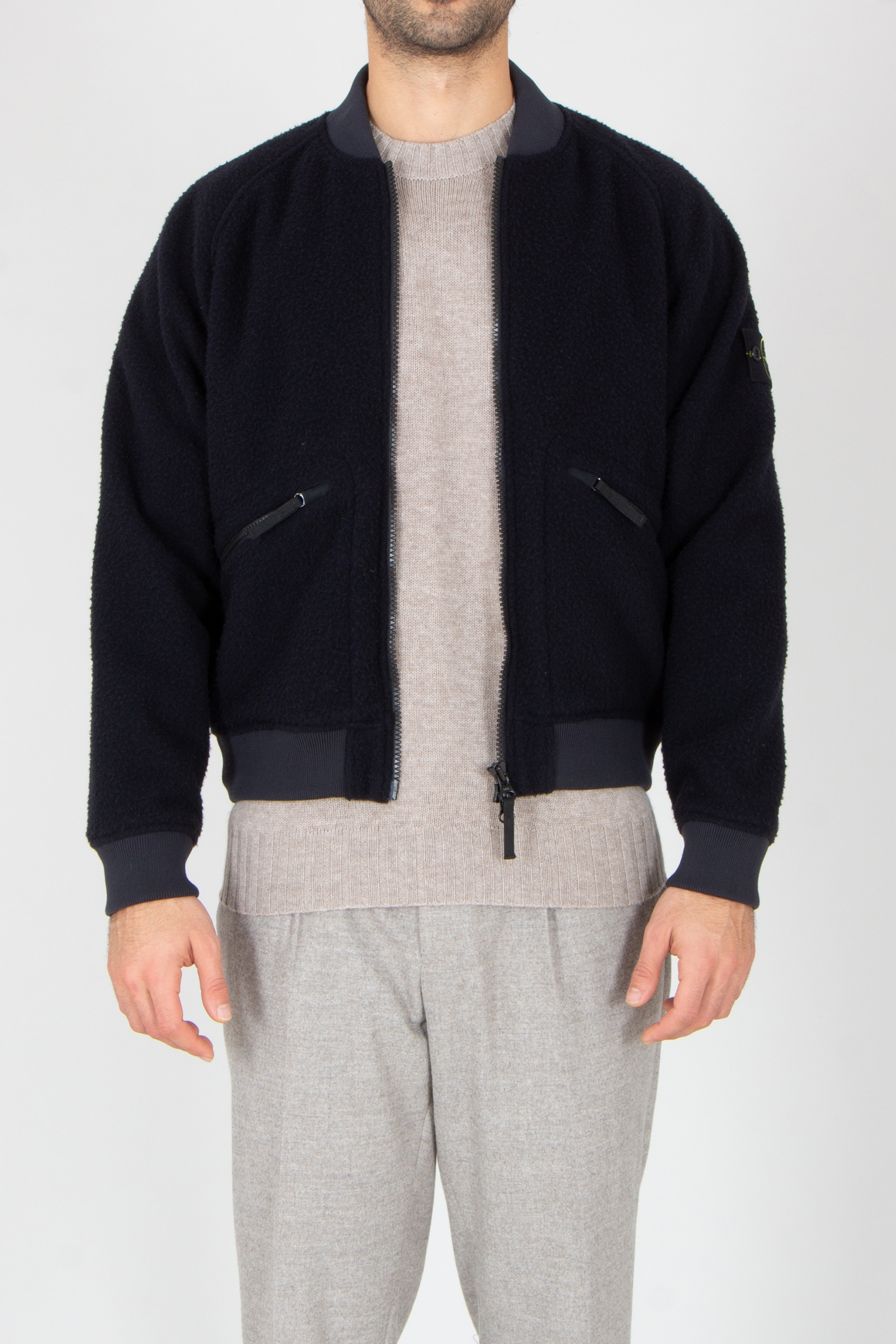 Mantel, Jacke, Strickwaren, Pullover, Person