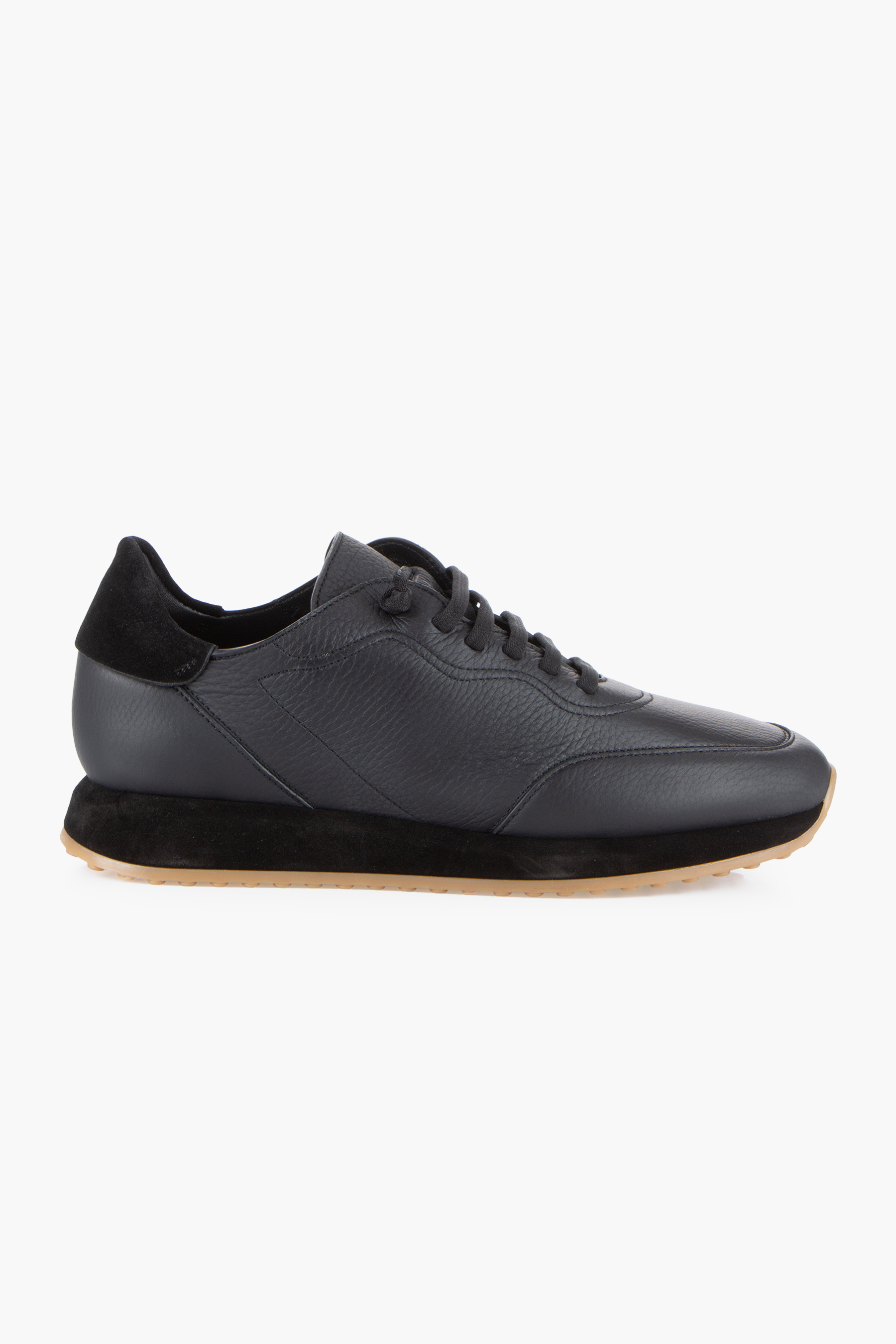 FABIANO RICCI  Grained Leather Sneakers