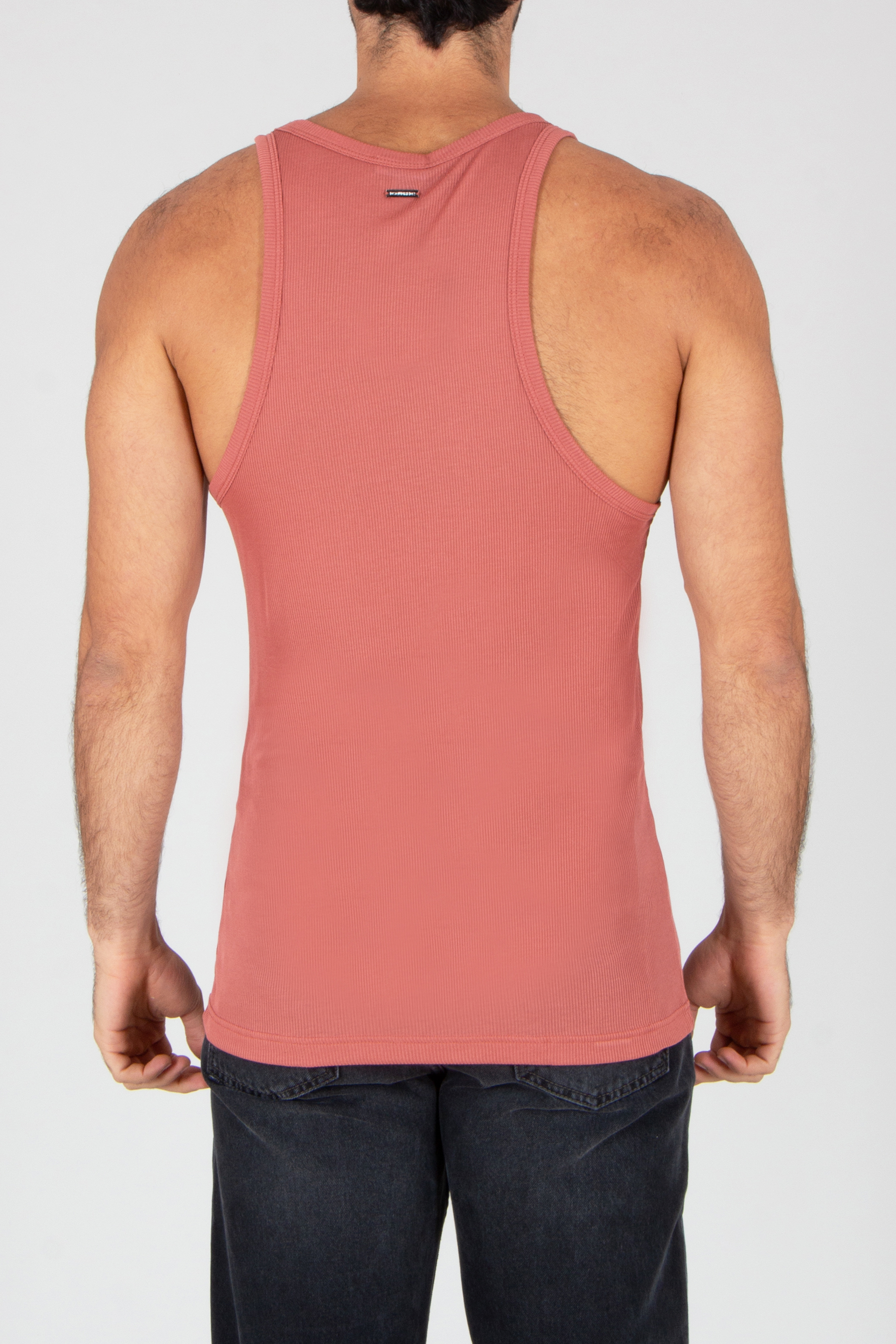 Tanktop, Weste, Jeans, Mann, Person