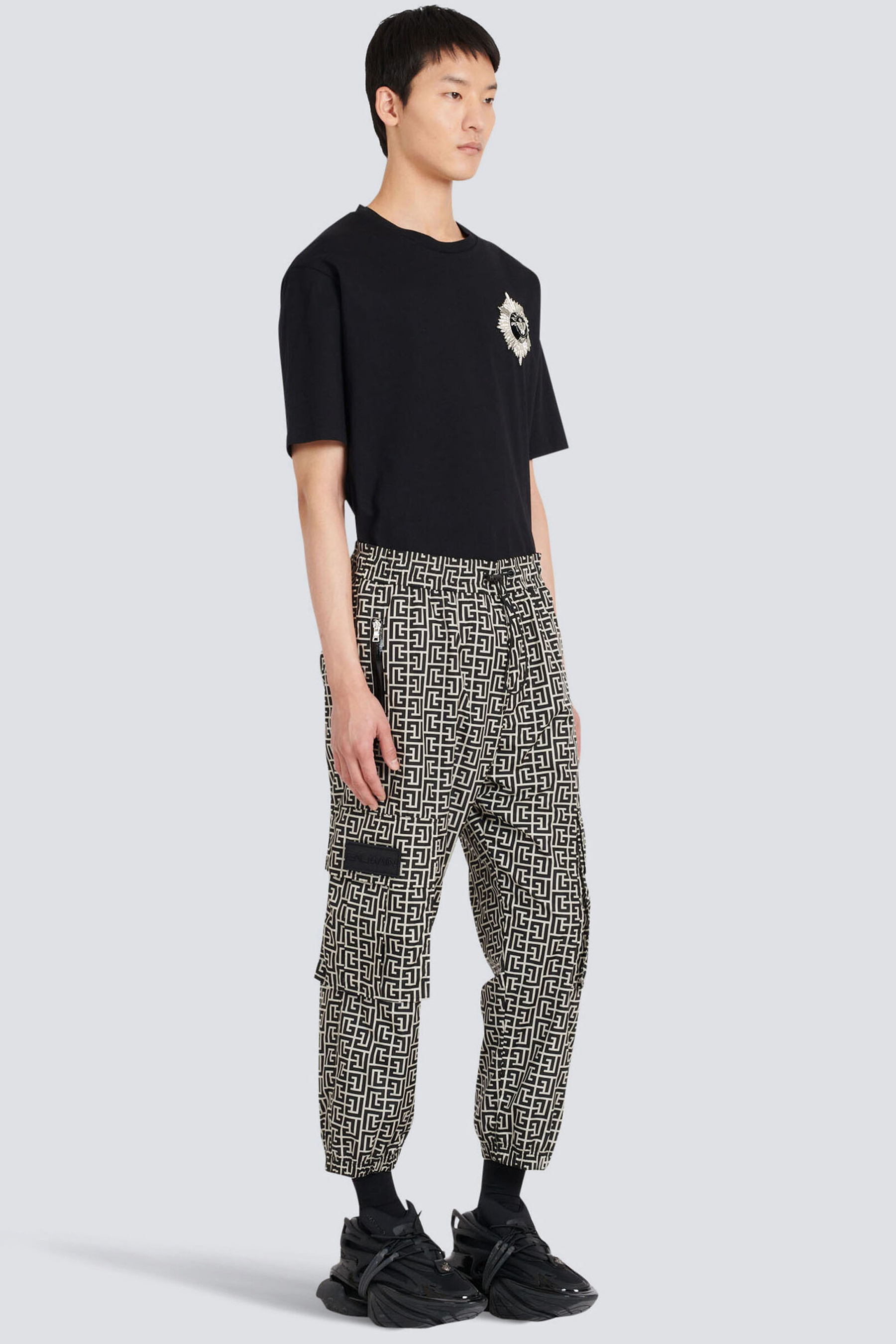 BALMAIN Monogram Cargo Pants BALMAIN Monogram Cargo Pants