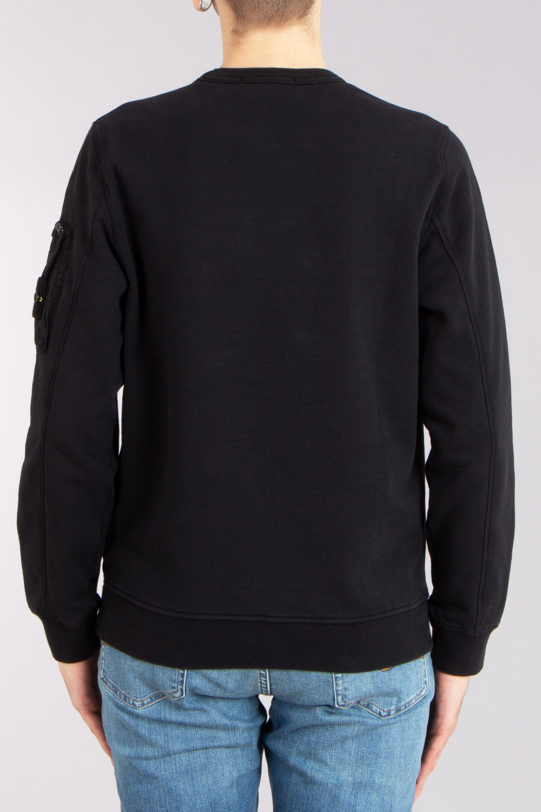 STONE ISLAND Garment-Dyed Organic Cotton Fleece Sweatshirt STONE ISLAND Garment-Dyed Organic Cotton Fleece Sweatshirt