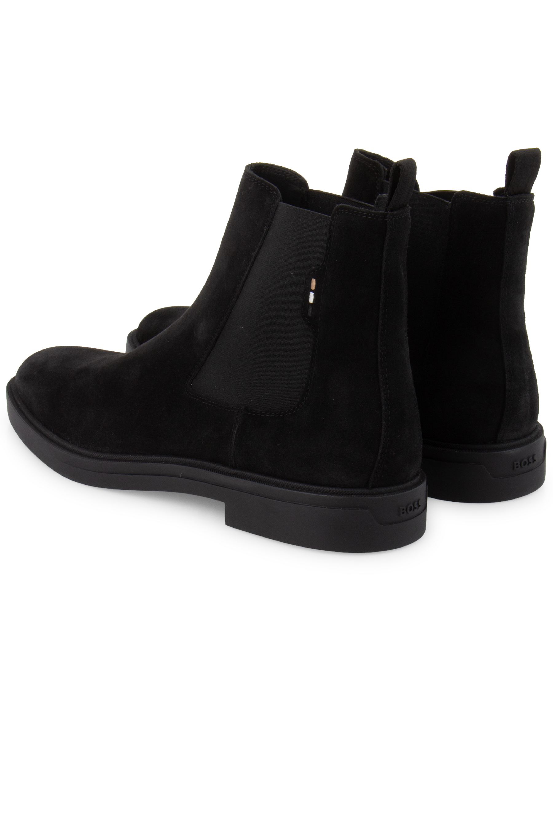 Black suede chelsea boots deals