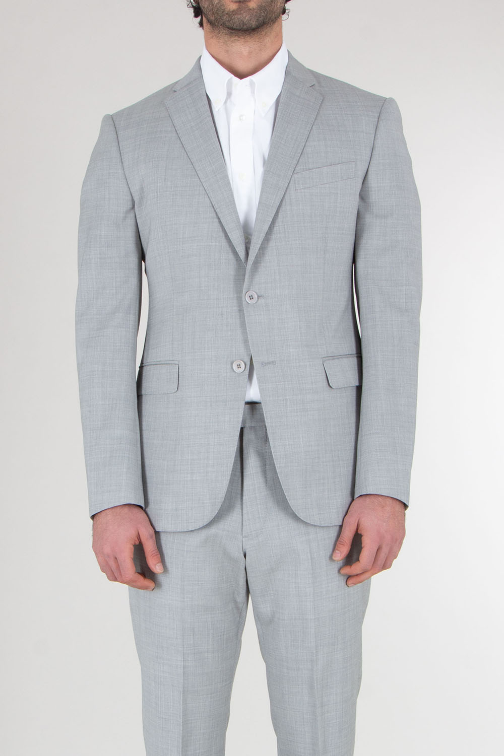 EMPORIO ARMANI Regular Fit Two Button Wool Suit