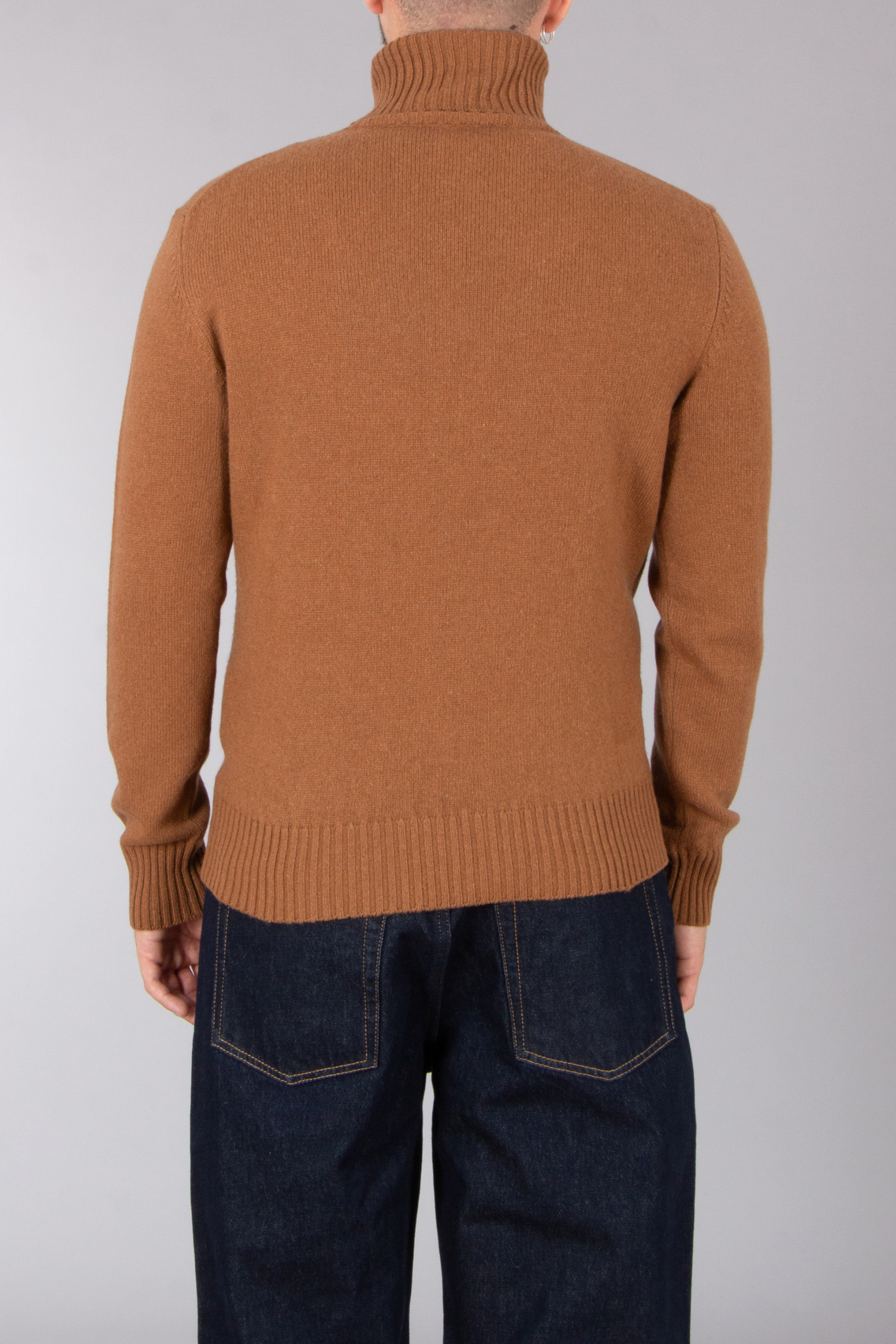 AMI PARIS Regular Fit Ami De Coeur Recycled Cashmere Blend Turtleneck Sweater Bekleidung, Strickwaren, Pullover