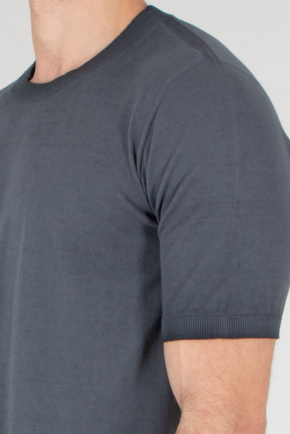 AROVESCIO Regular Fit Cotton Knit T-Shirt