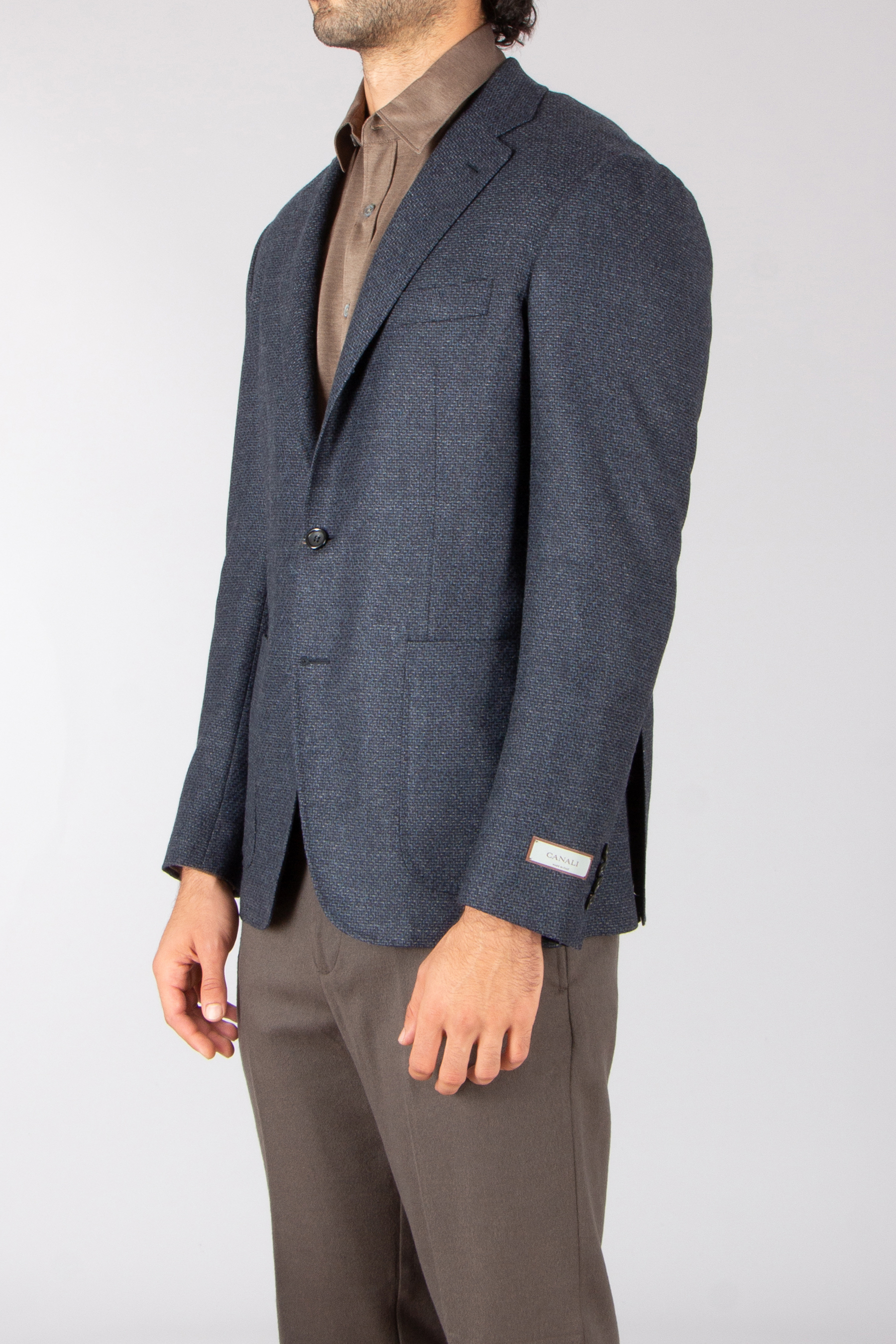 CANALI Modern Fit Micro Patterned Wool Jacket Kei Blazer, Mantel, Jacke, Formelle Kleidung, Anzug