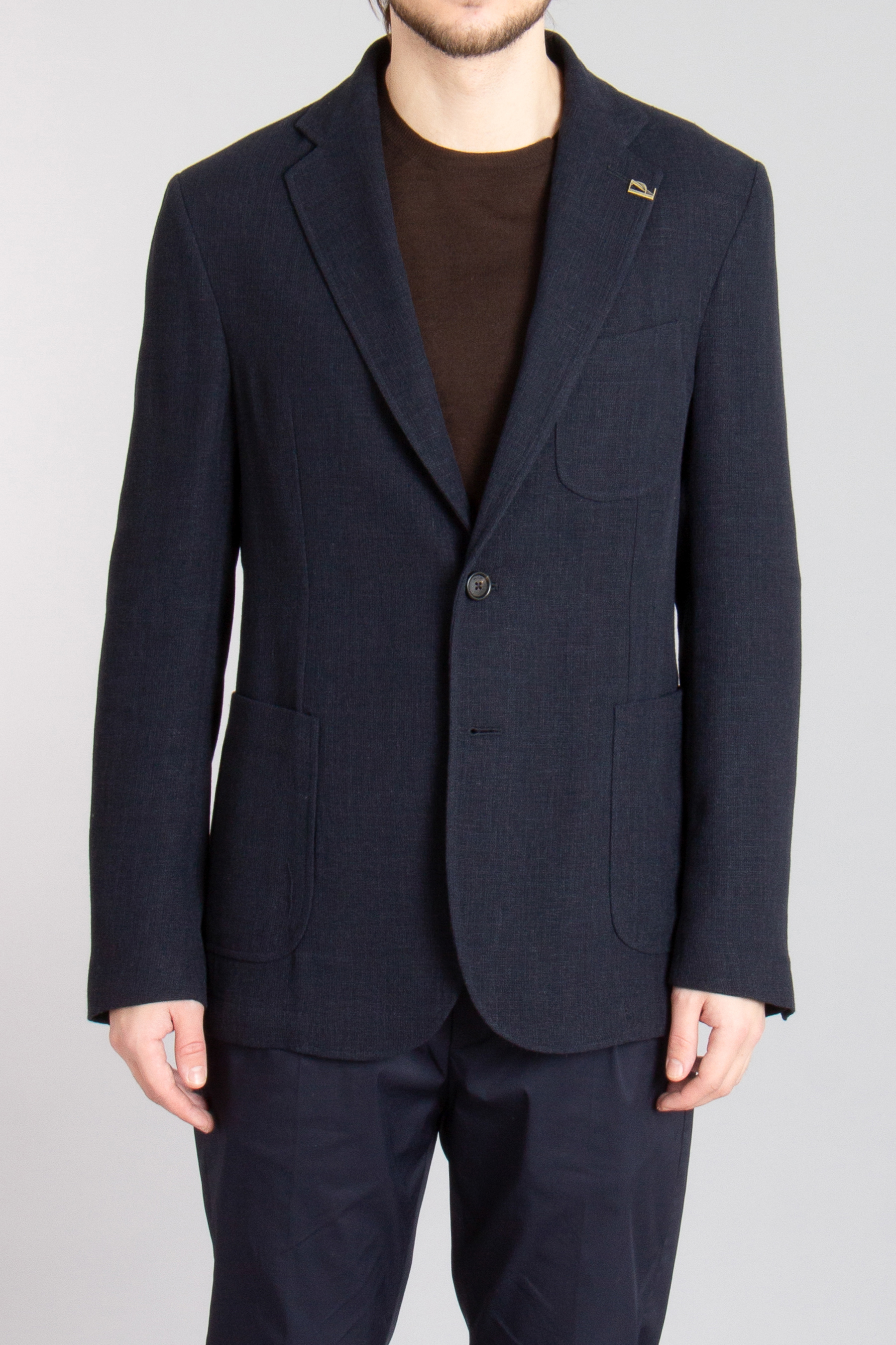 PAL ZILERI Lightweight Virgin Wool-Linen Blend Jacket PAL ZILERI Lightweight Virgin Wool-Linen Blend Jacket