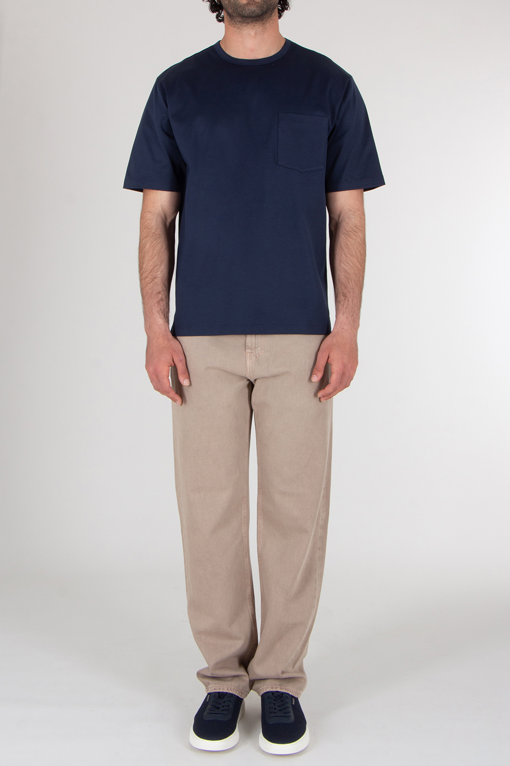 AGNONA Super Fine Cotton Stretch T-Shirt 