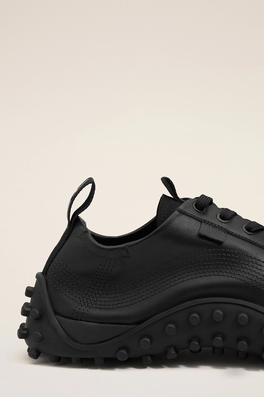 AMI PARIS Leather Studded sole Sneakers Mirage