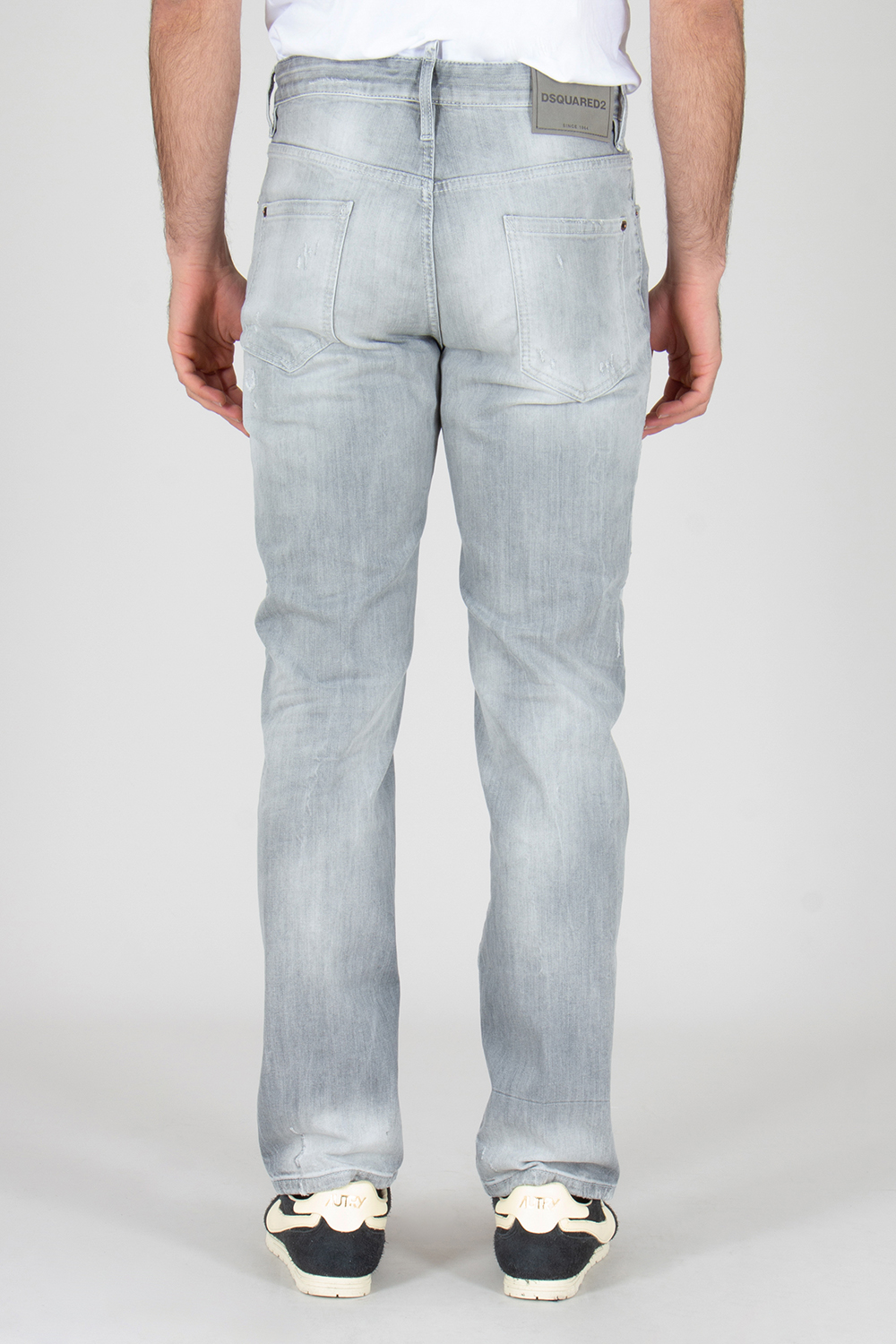 DSQUARED2 Loose Fit Cotton Stretch Denim 642 Jeans