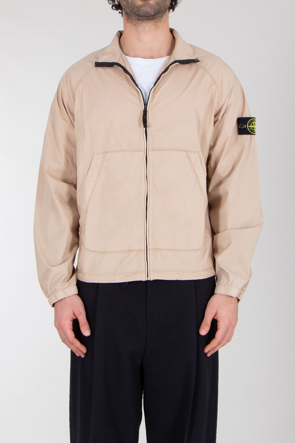 STONE ISLAND Relaxed Fit Cotton Track Jacket