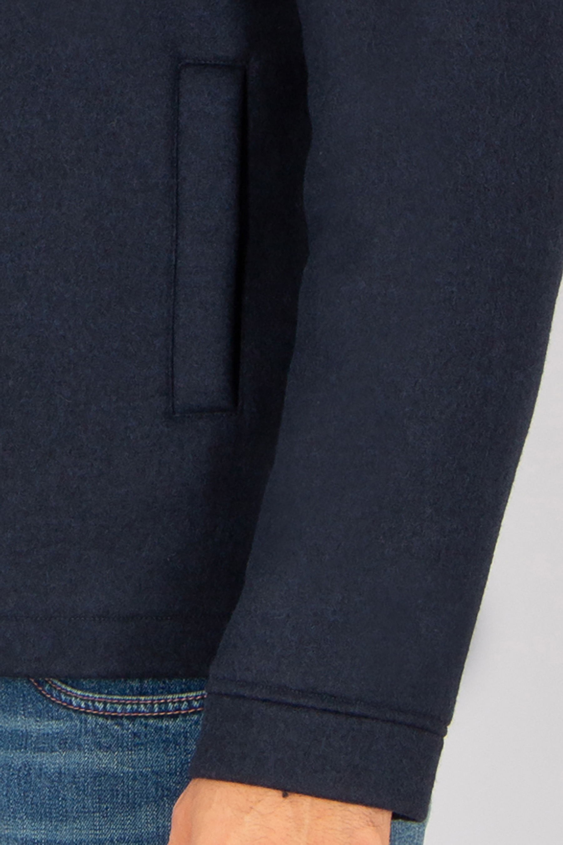 WOOLRICH Regular Fit Knitted Wool Blend Shirt Jacket Langarm, Hosen, Mantel, Jacke, Blazer