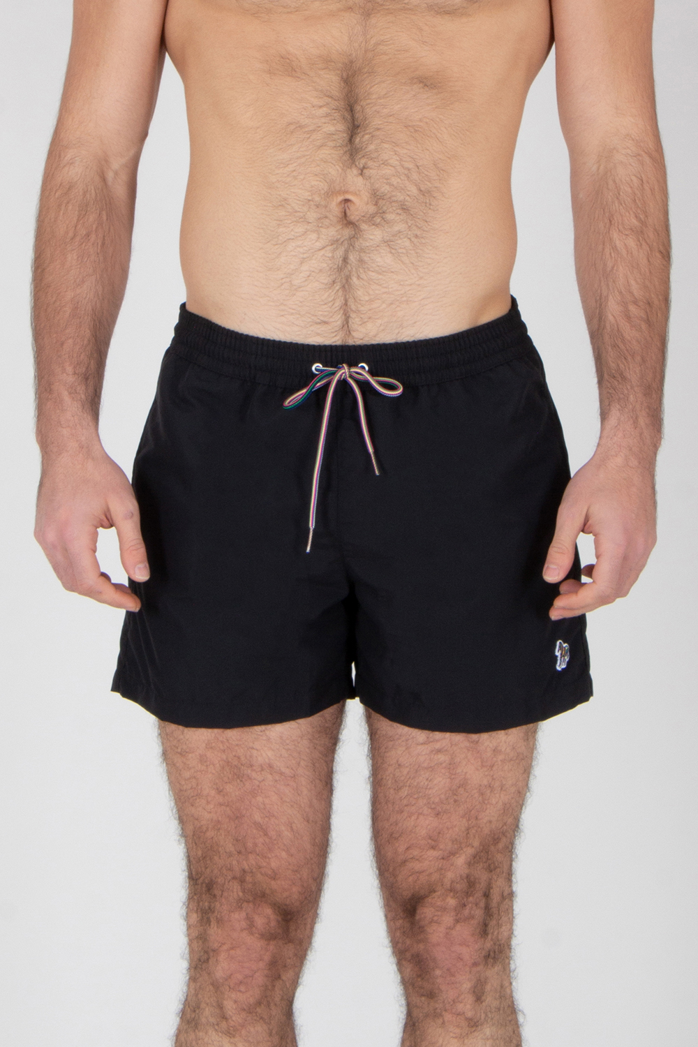 PAUL SMITH Classic Fit Zebra Logo Recycled Polyester Swim Shorts