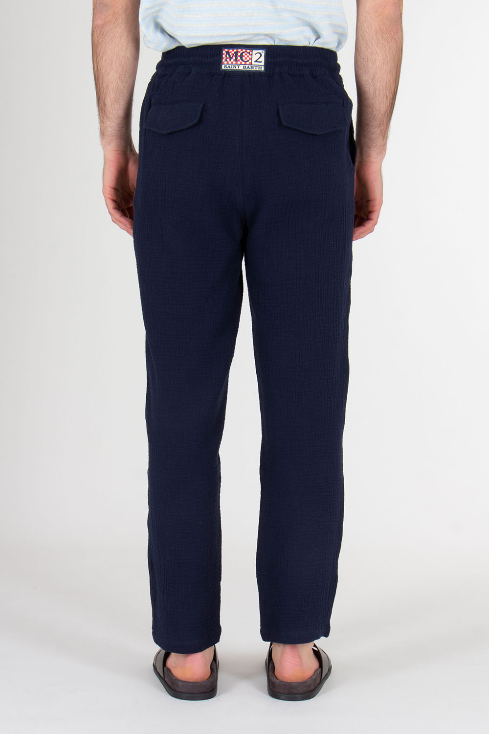 MC 2 SAINT BARTH Relaxed Fit Drawstring Pants Calais 