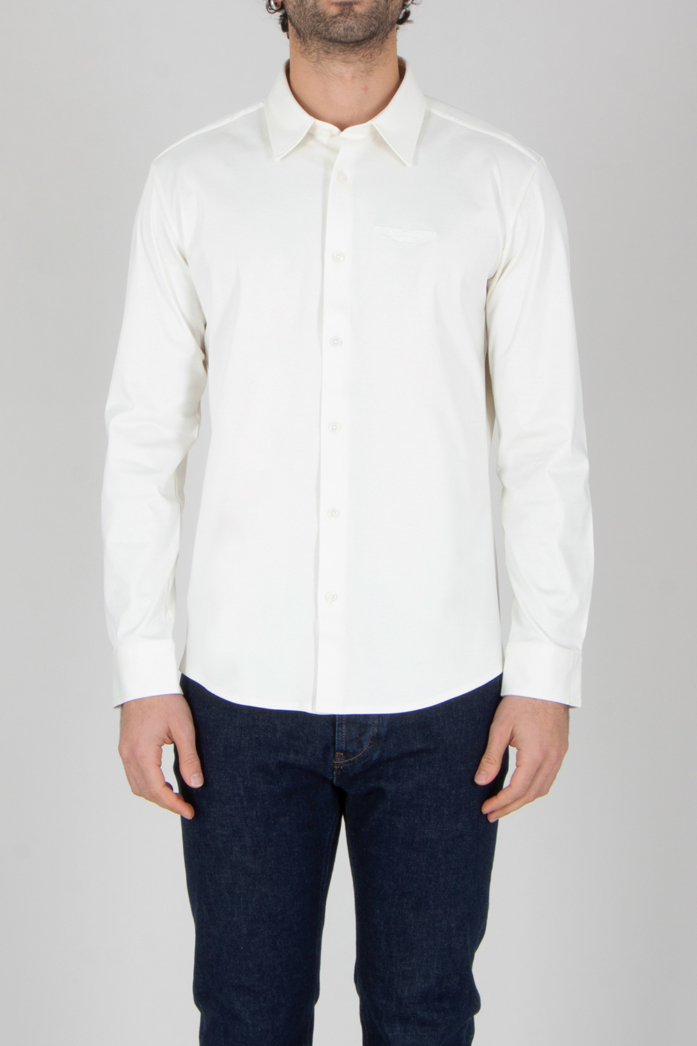 BOSS x ASTON MARTIN Slim Fit Cotton Jersey Shirt C-Roan