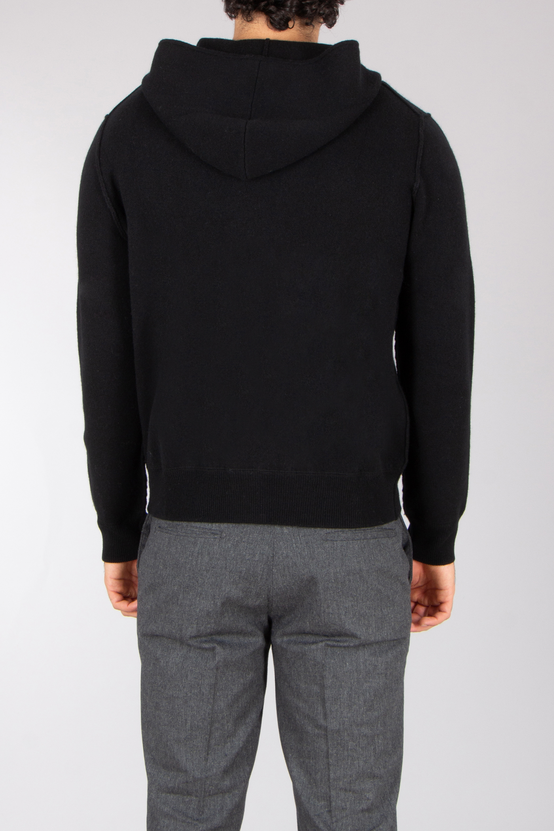 ALLUDE Regular Fit Ribbed Virgin Wool-Cashmere Blend Knit Hoodie Bekleidung, Strickwaren, Pullover, Sweatshirt, Kapuzenpulli