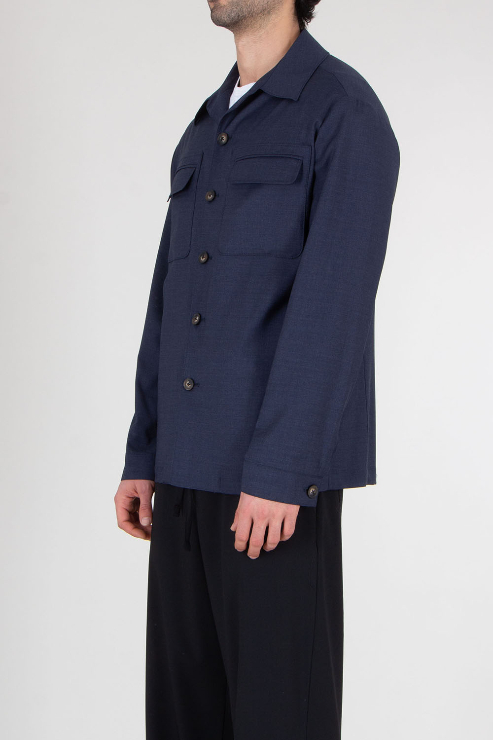  PAL ZILERI Regular Fit Wool Shirtjacket