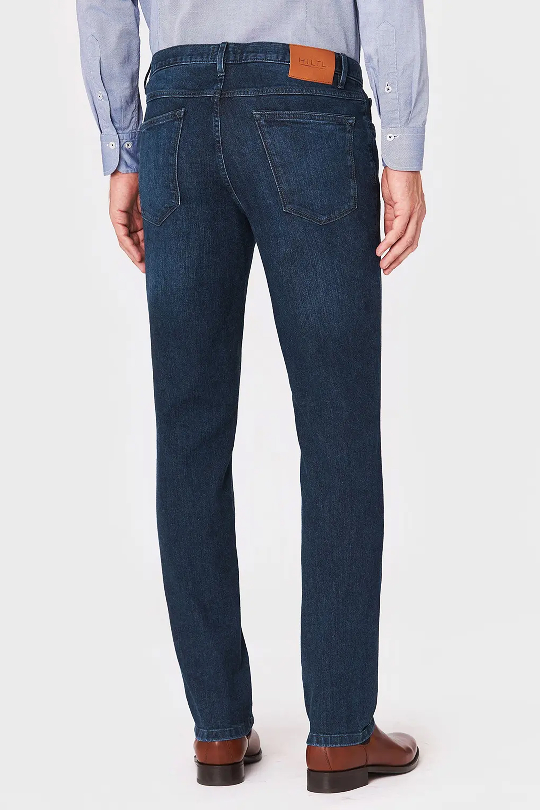 HILTL Regular Fit Stretch Cotton Denim Jeans Parker Bekleidung, Jeans, Hosen