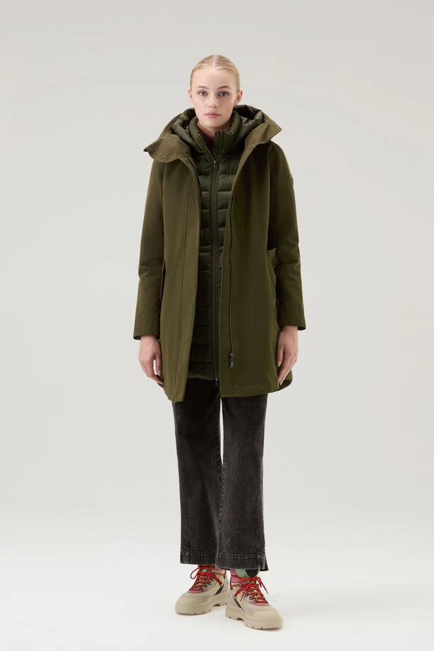 WOOLRICH 3-in-1 Long Military Down Parka WOOLRICH 3-in-1 Long Military Down Parka