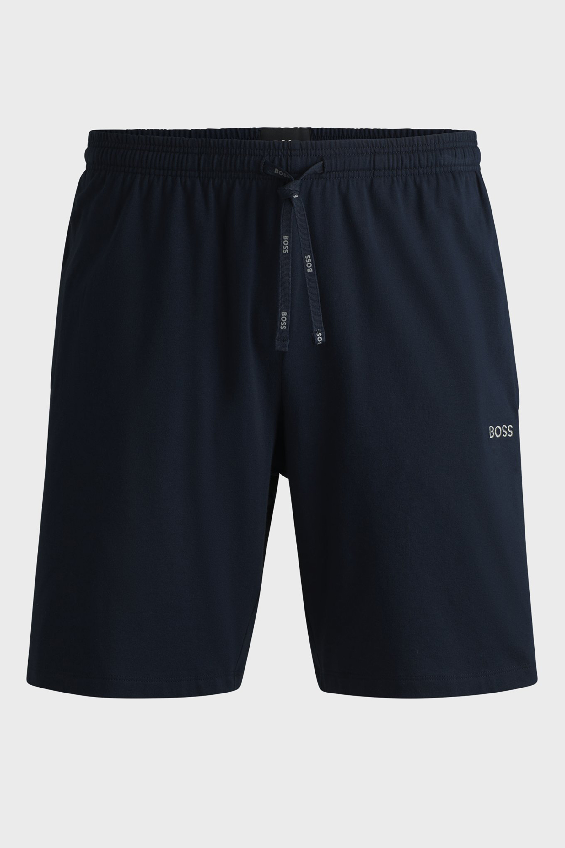 BOSS Regular Fit Embroidered Stretch Cotton Jersey Mix&Match Shorts