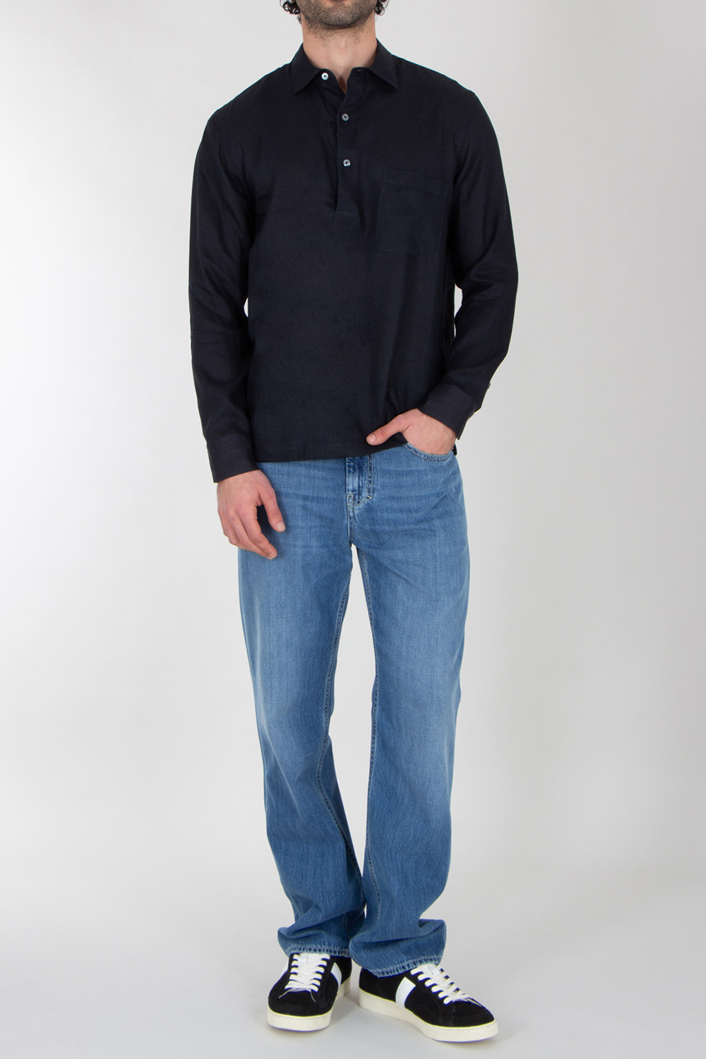 VAN LAACK Regular Fit Linen Shirt Romin