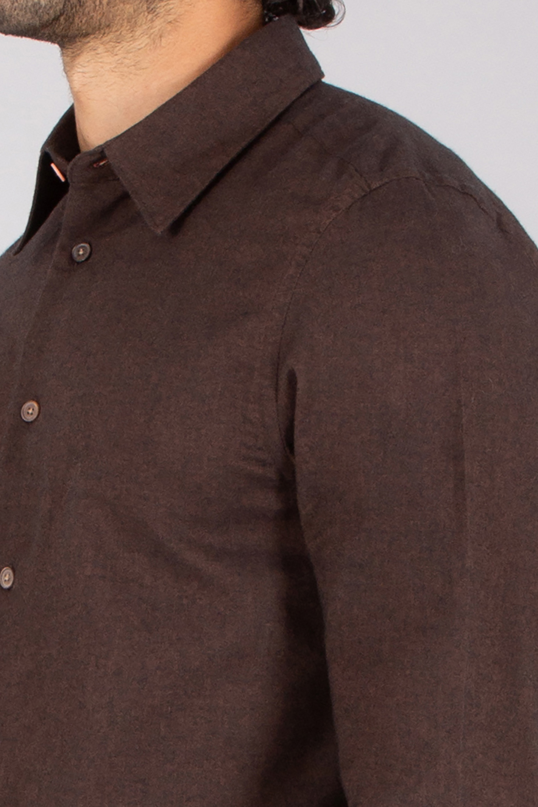 PAUL SMITH Regular Fit Cotton-Wool Blend Flannel Twill Shirt Bekleidung, Hemd, Langarm, Ärmel, Mantel