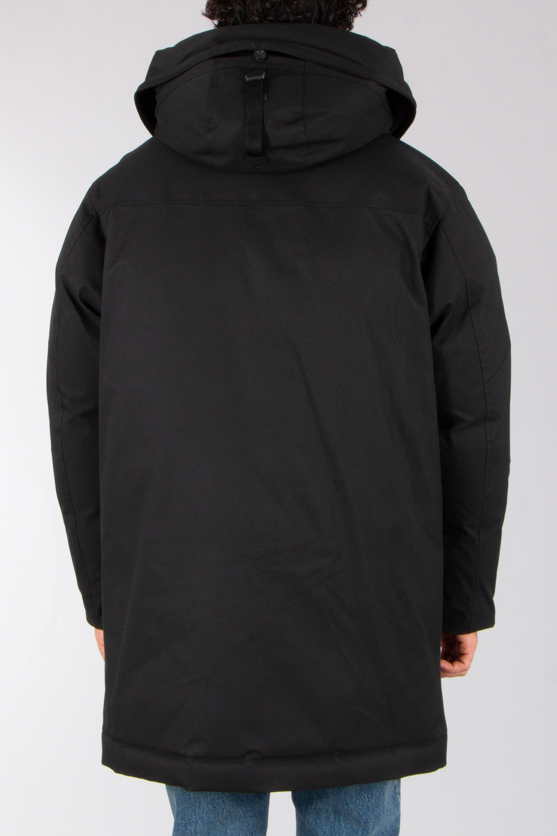 DSQUARED2 Relaxed Fit Technical Canvas Techno Parka Bekleidung, Mantel, Jacke, Kapuzenpulli, Sweatshirt