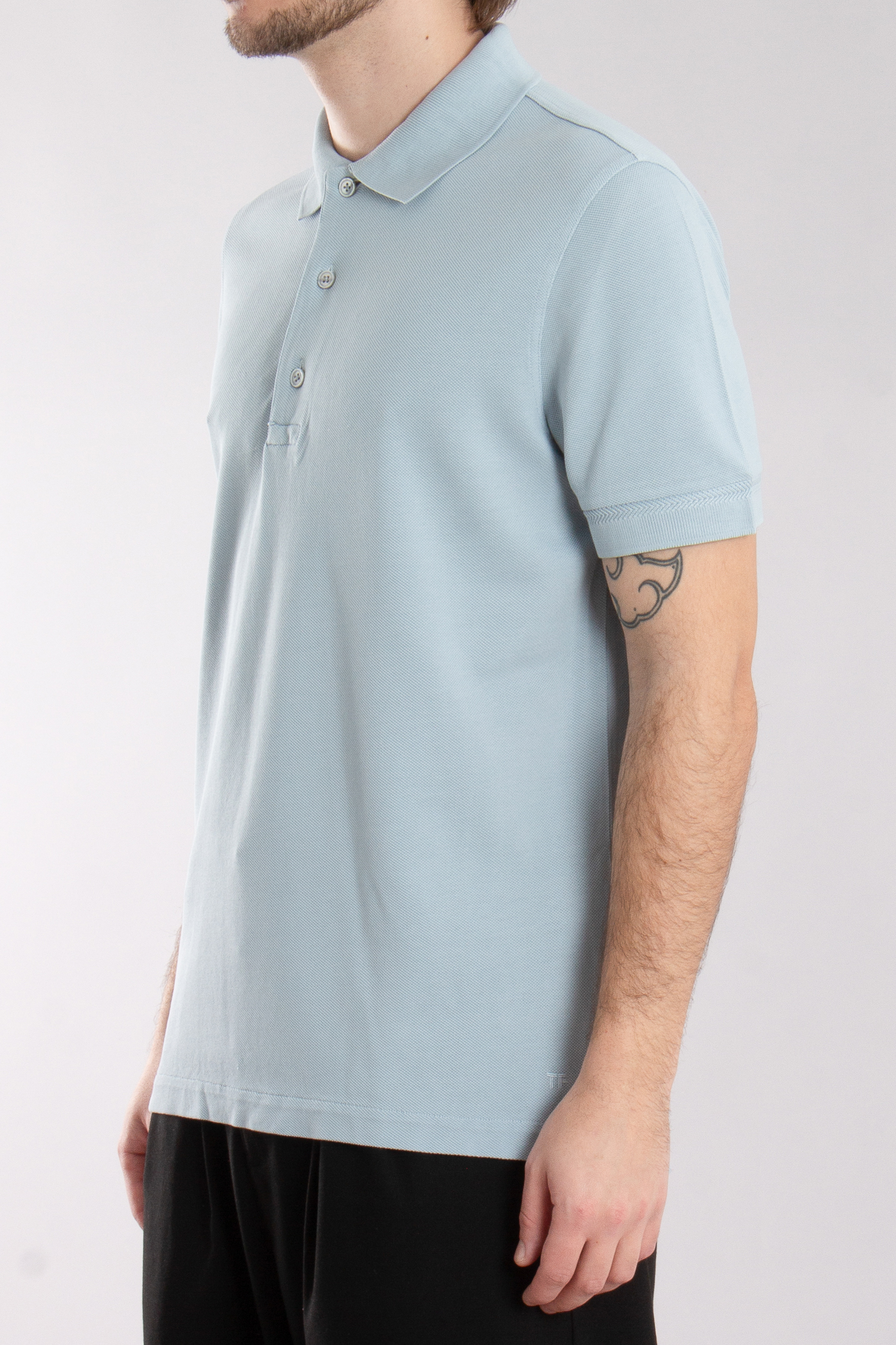 TOM FORD Garment-Dyed Lyocell-Cotton Piqué Polo Shirt TOM FORD Garment-Dyed Lyocell-Cotton Piqué Polo Shirt