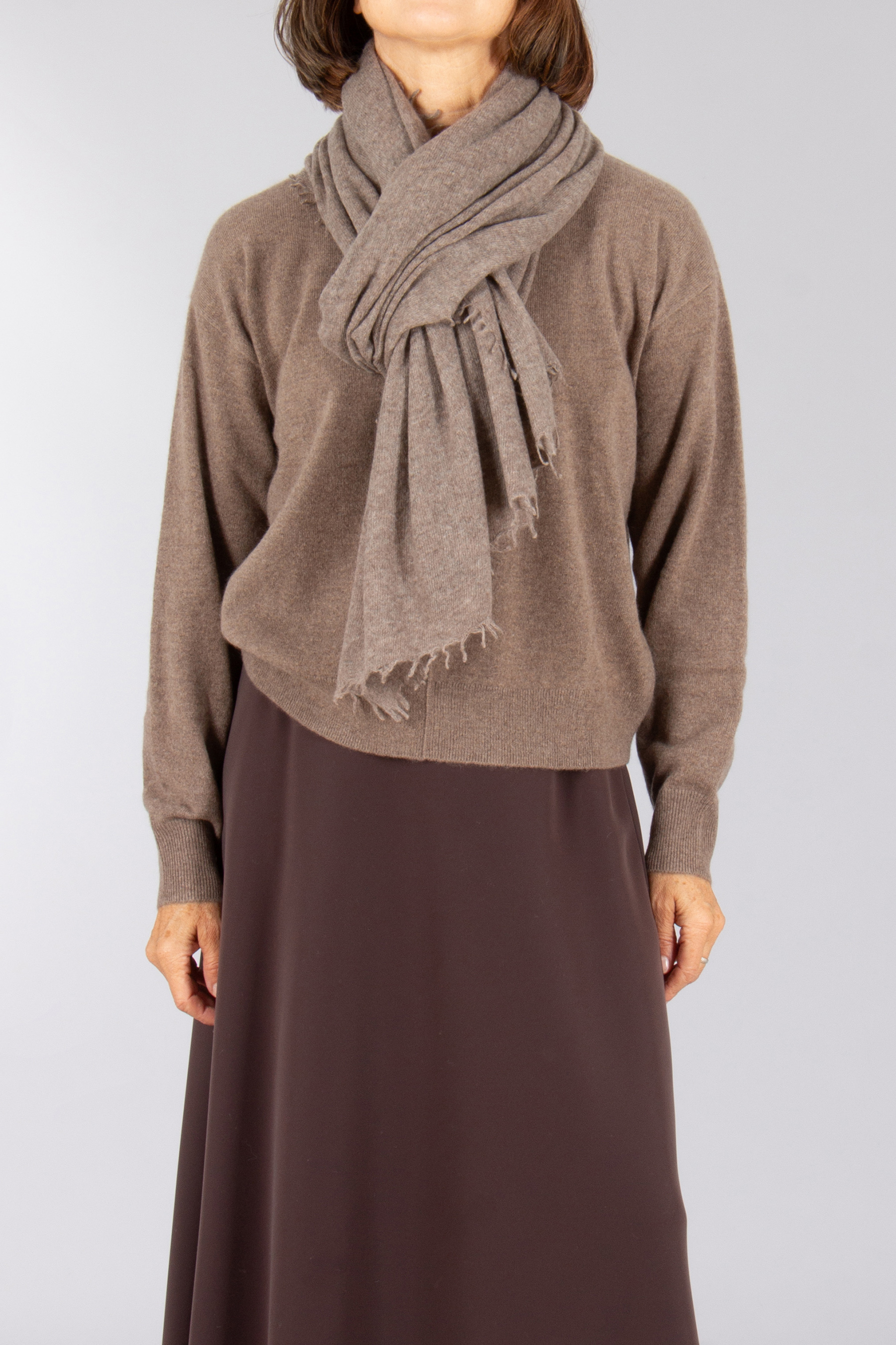 Bekleidung, Strickwaren, Pullover, Halstuch, Mantel