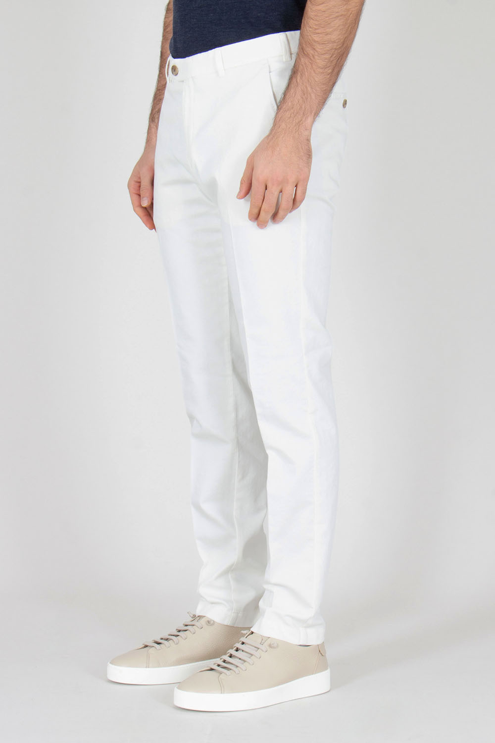 HILTL Slim Fit Cotton Stretch Chinos Tourist 2.0