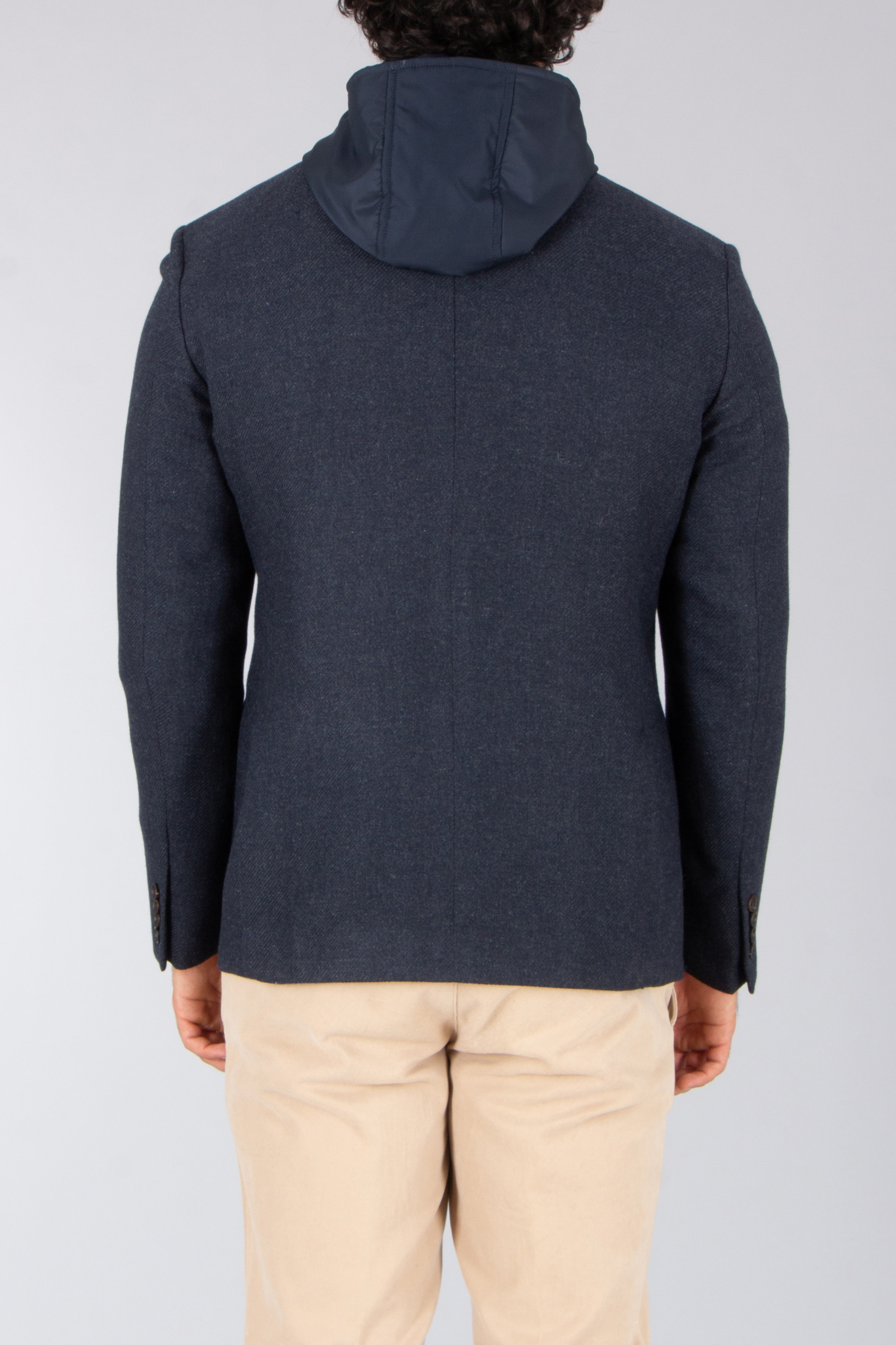 PAL ZILERI Regular Fit 2-in-1 Wool Blend Jacket Mantel, Jacke, Langarm, Fleece, Kapuzenpulli